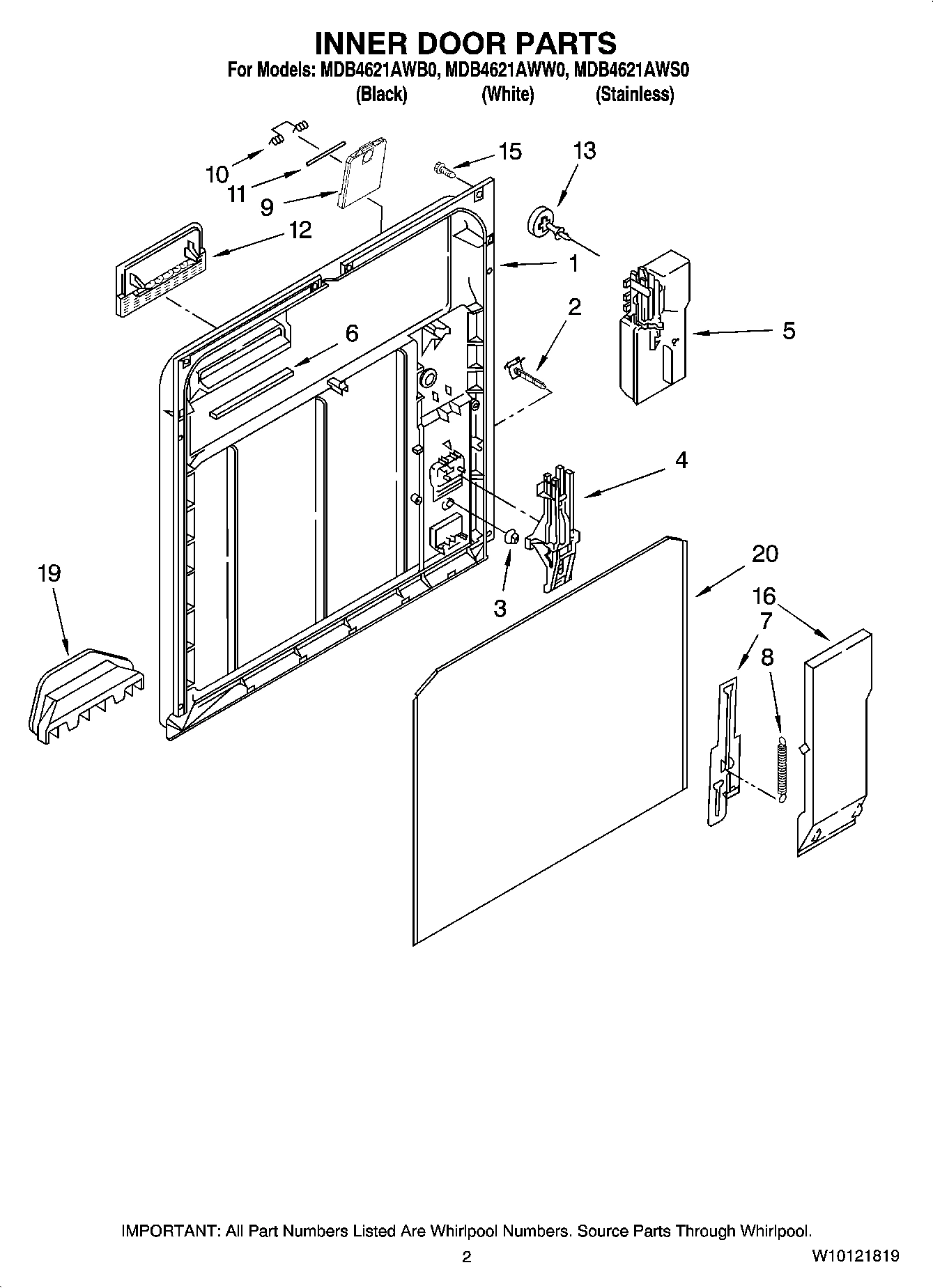 02 - INNER DOOR PARTS
