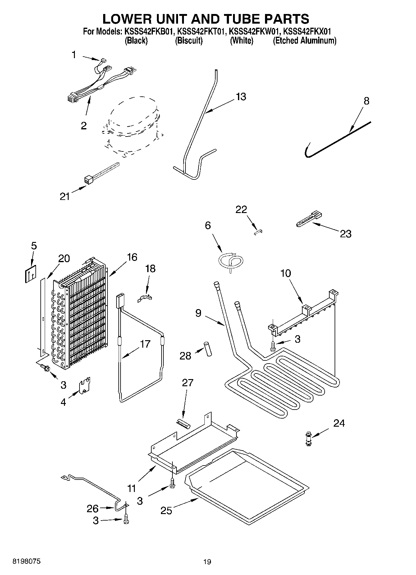 12 - LOWER UNIT AND TUBE