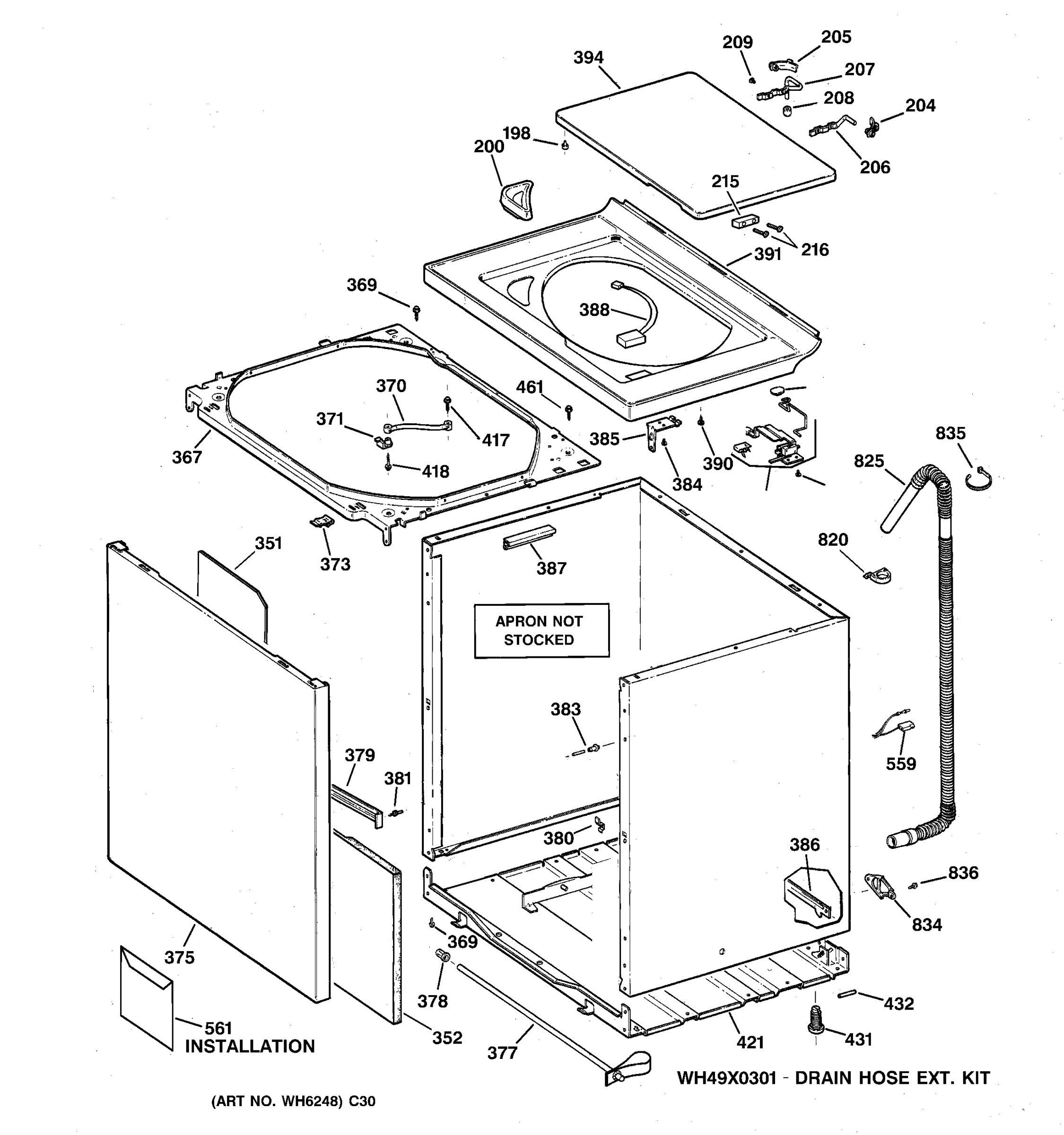 CABINET, COVER & FRONT PANEL