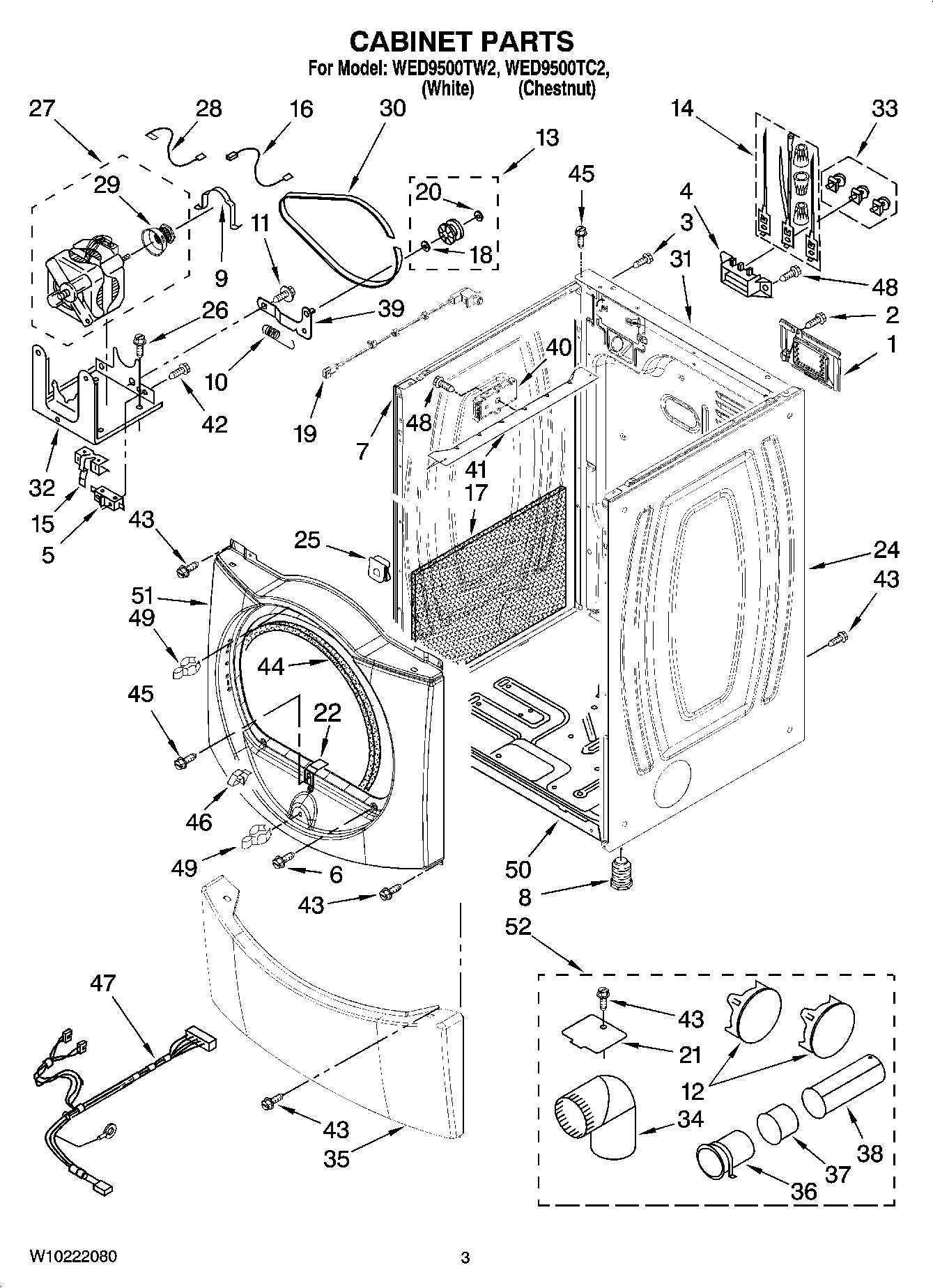 02 - CABINET PARTS