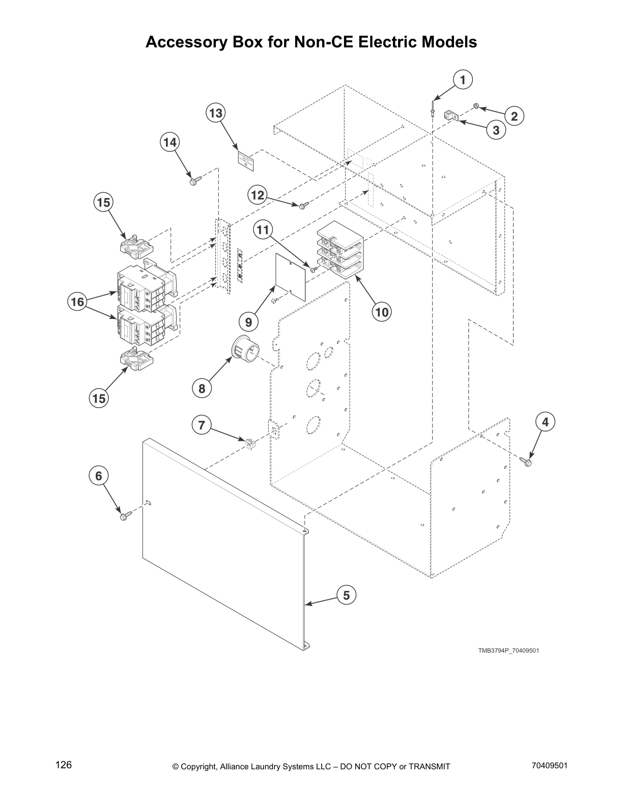 Accessory Box for Non-CE Electric Models