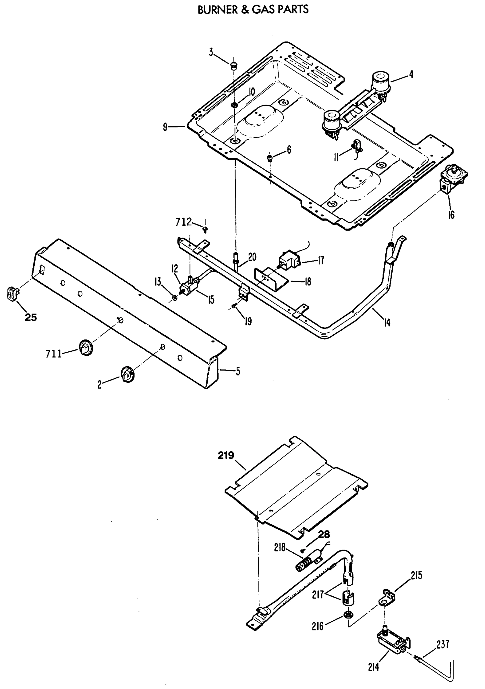 BURNER & GAS PARTS