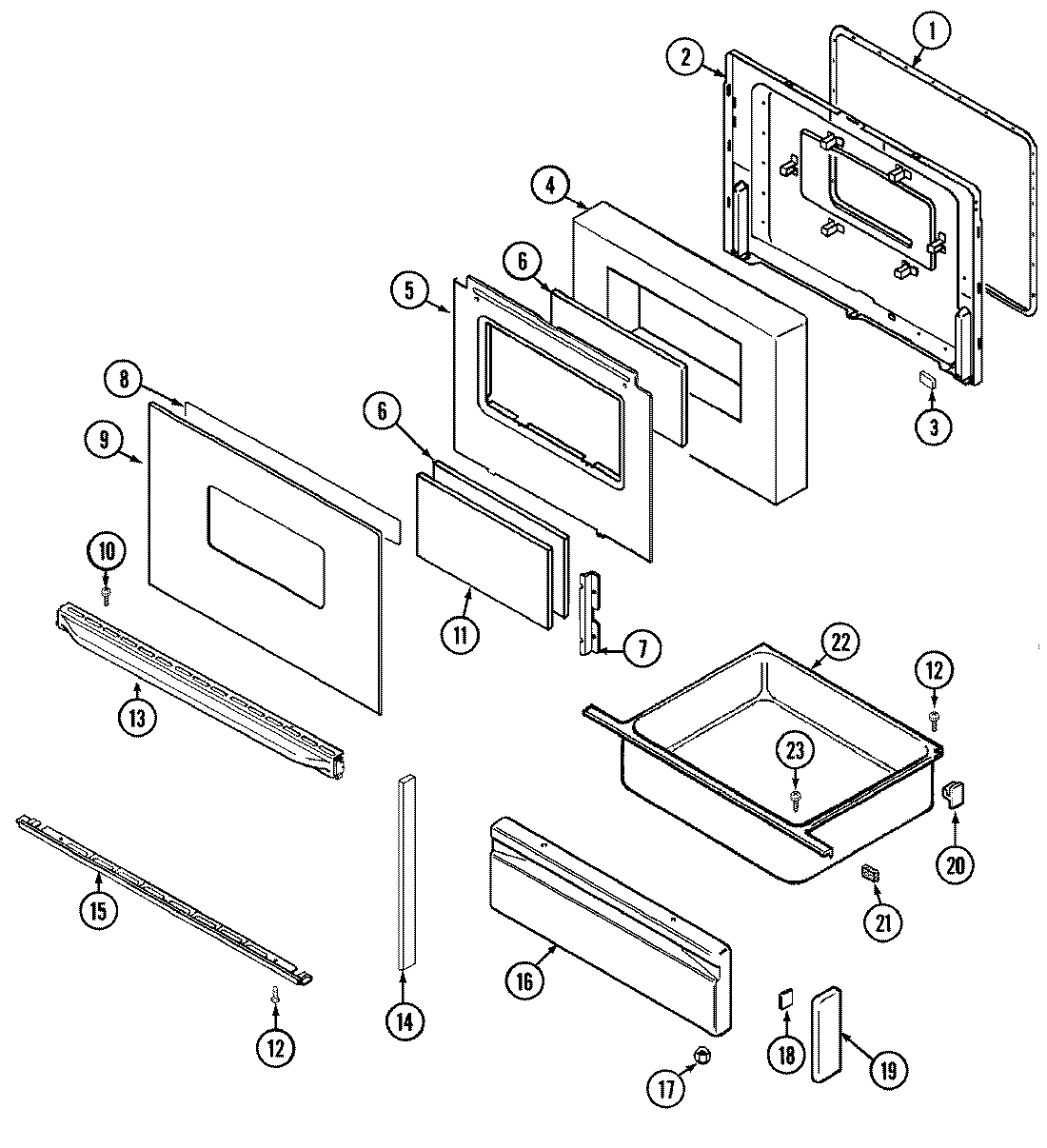 04 - DOOR/DRAWER (SER. PRE. 21)