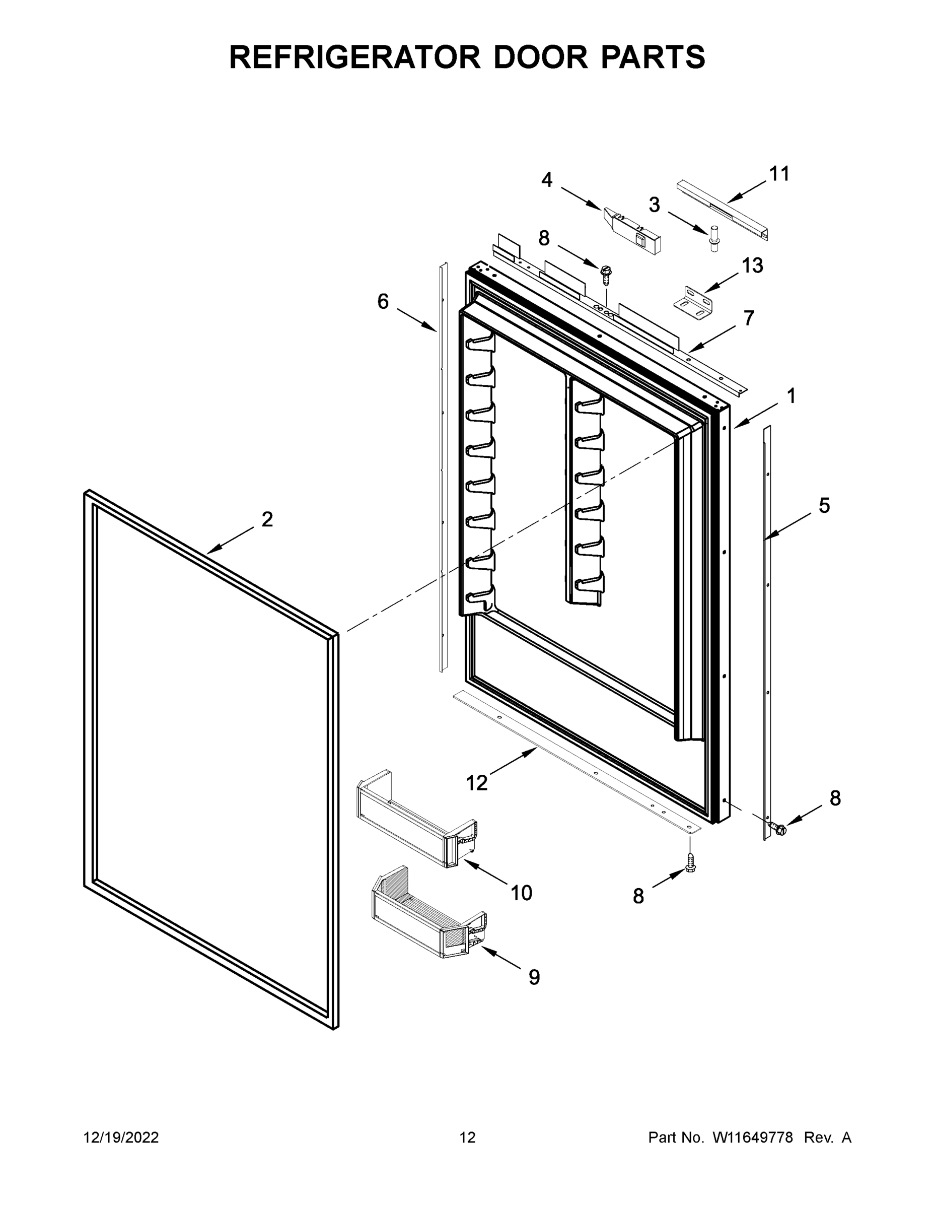 07 - REFRIGERATOR DOOR PARTS