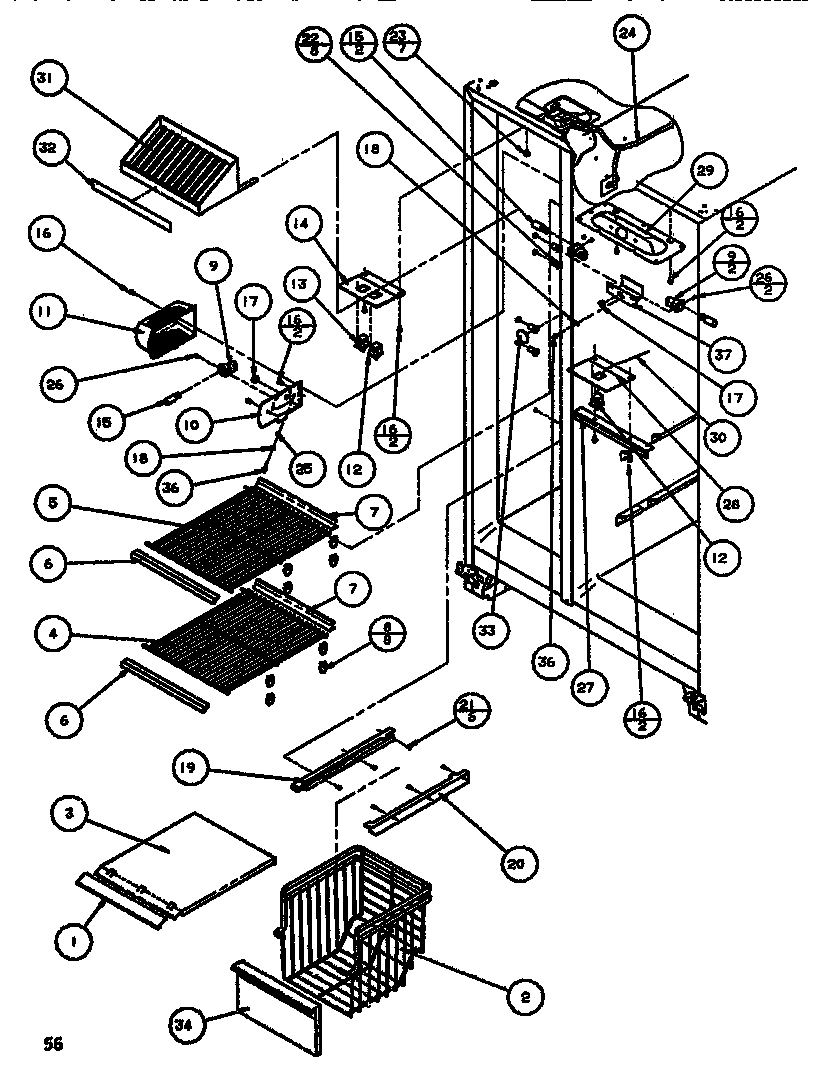 08 - FZ SHELVING & REF LIGHT