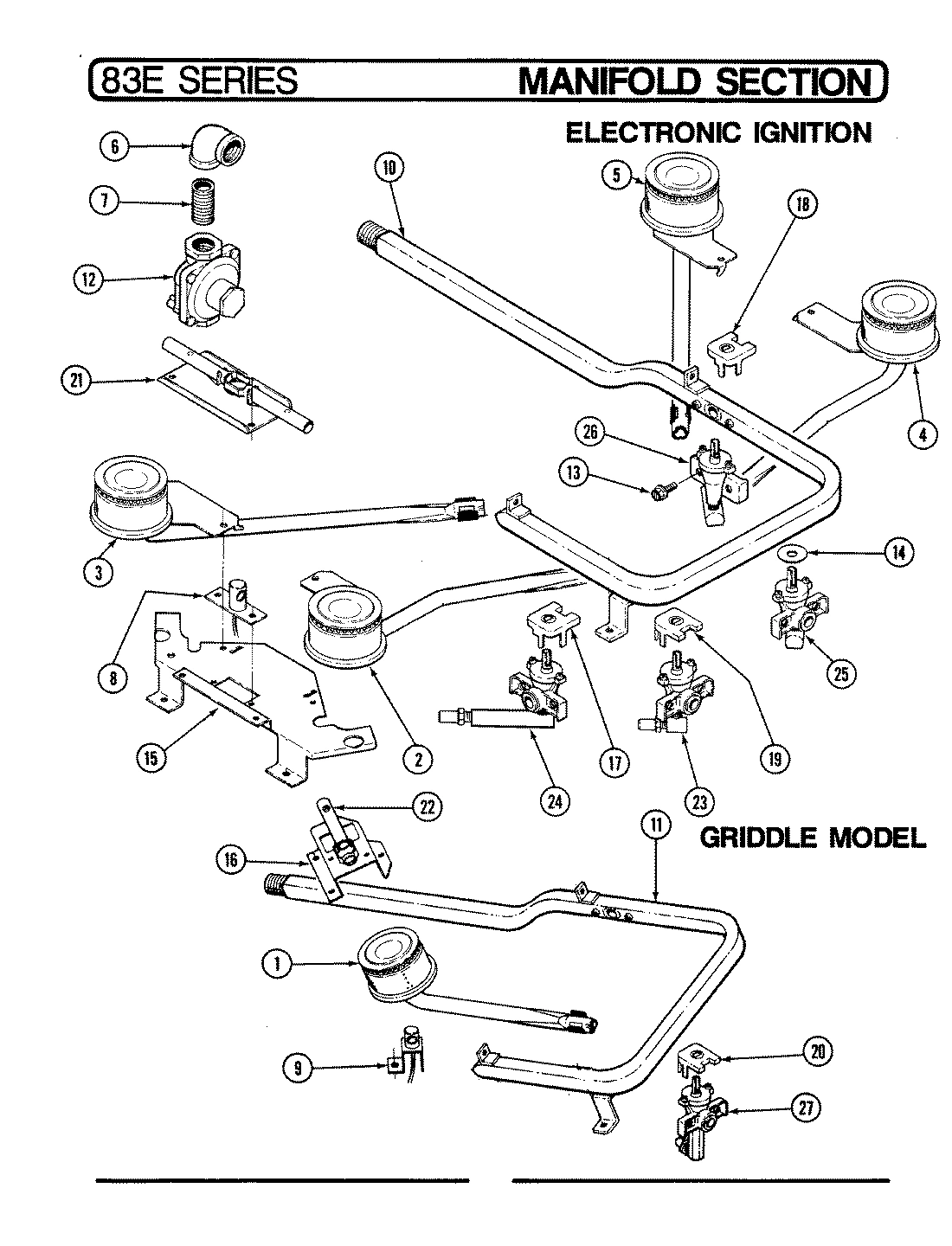 02 - MANIFOLD SECTION (ELECTRONIC IGNITION)