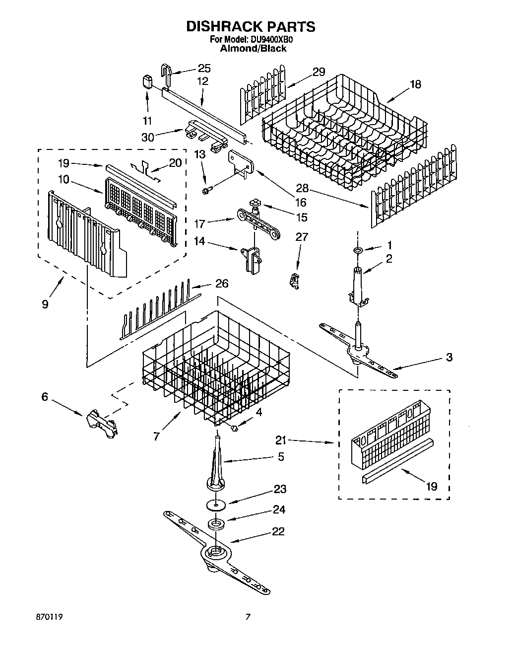 05 - DISHRACK, LIT\OPTIONAL