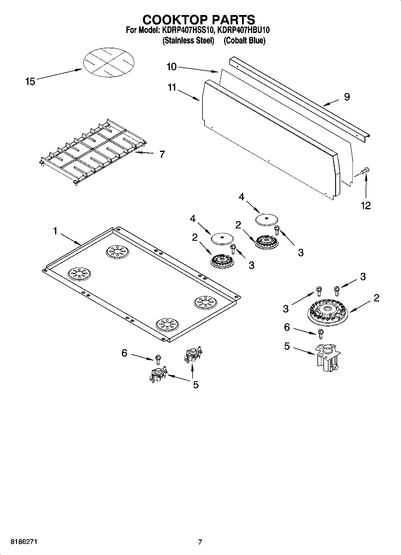 06 - COOKTOP PARTS
