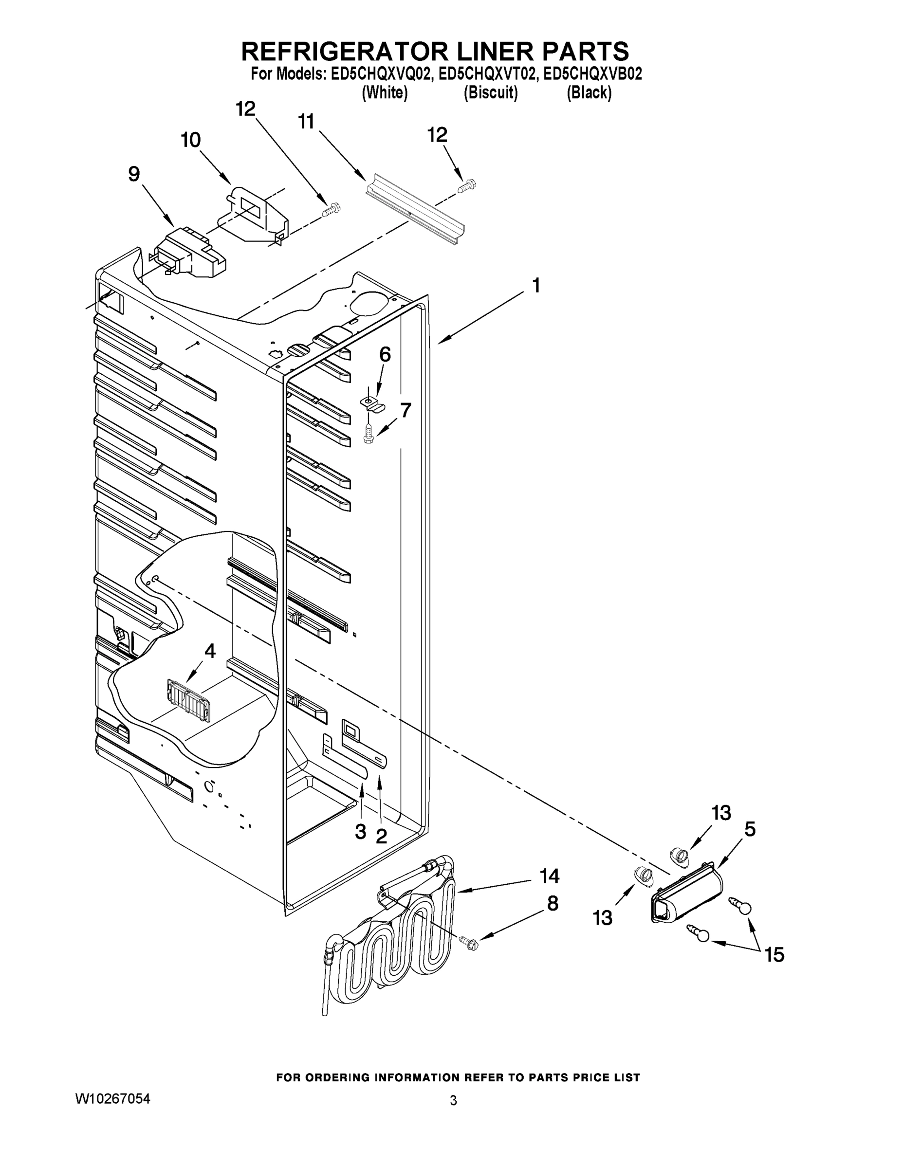 02 - REFRIGERATOR LINER PARTS