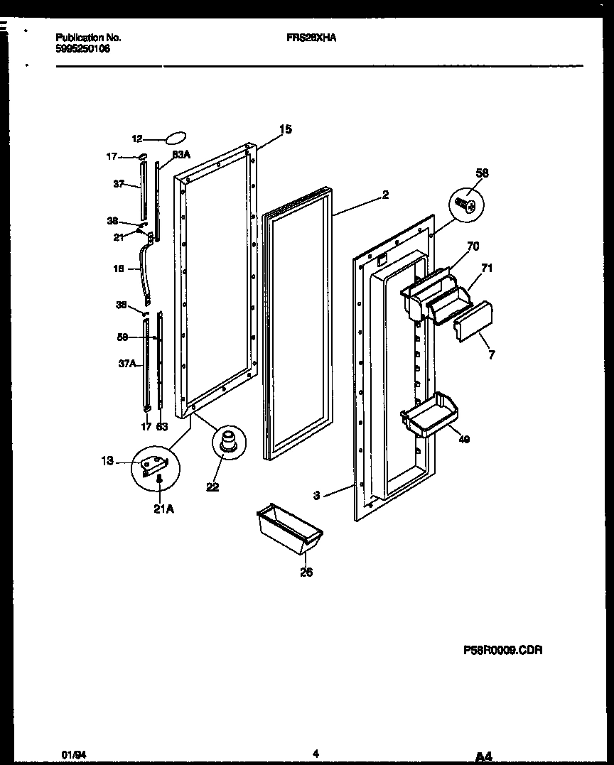 03 - REFRIGERATOR DOOR PARTS