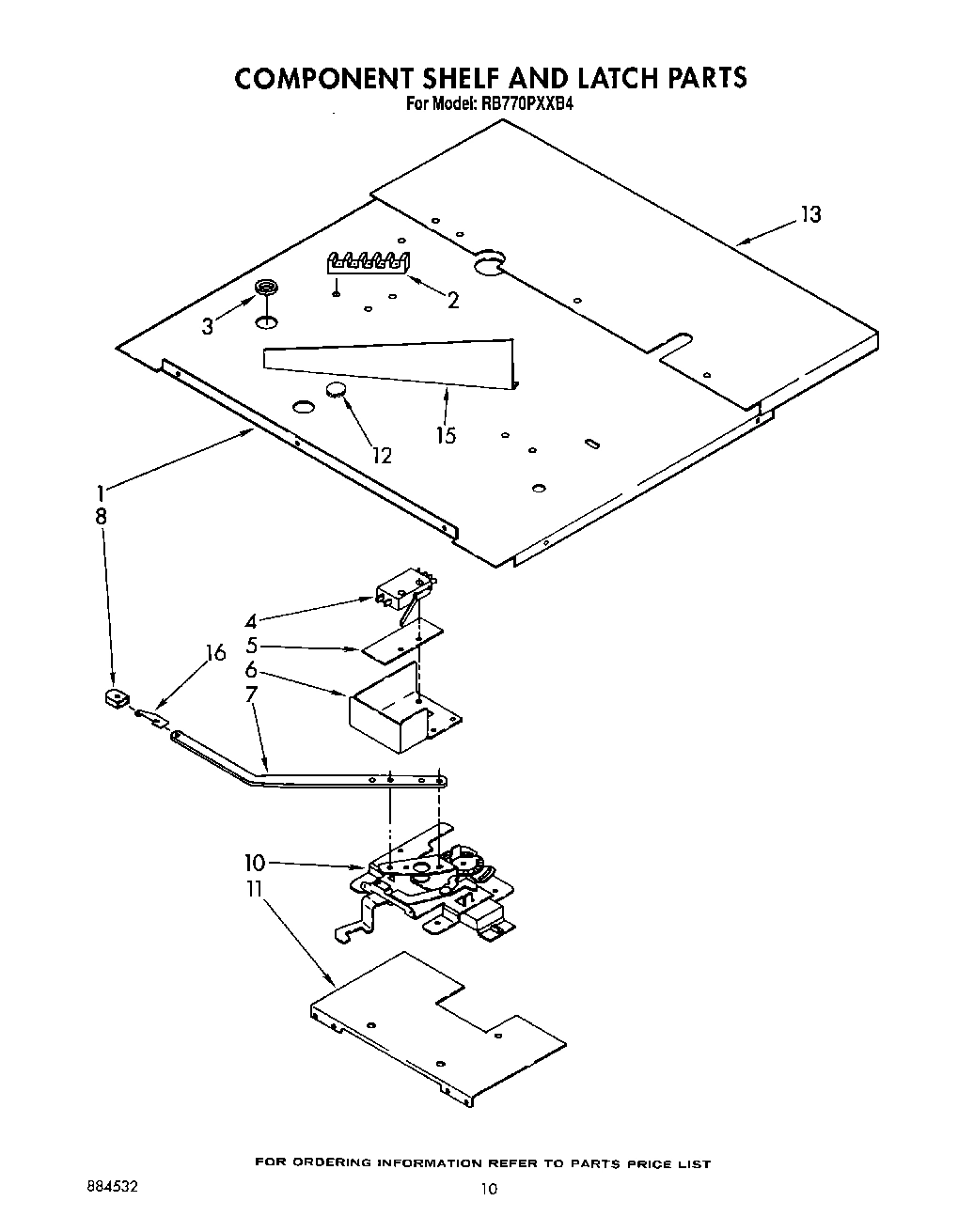 07 - COMPARTMENT SHELF AND LATCH