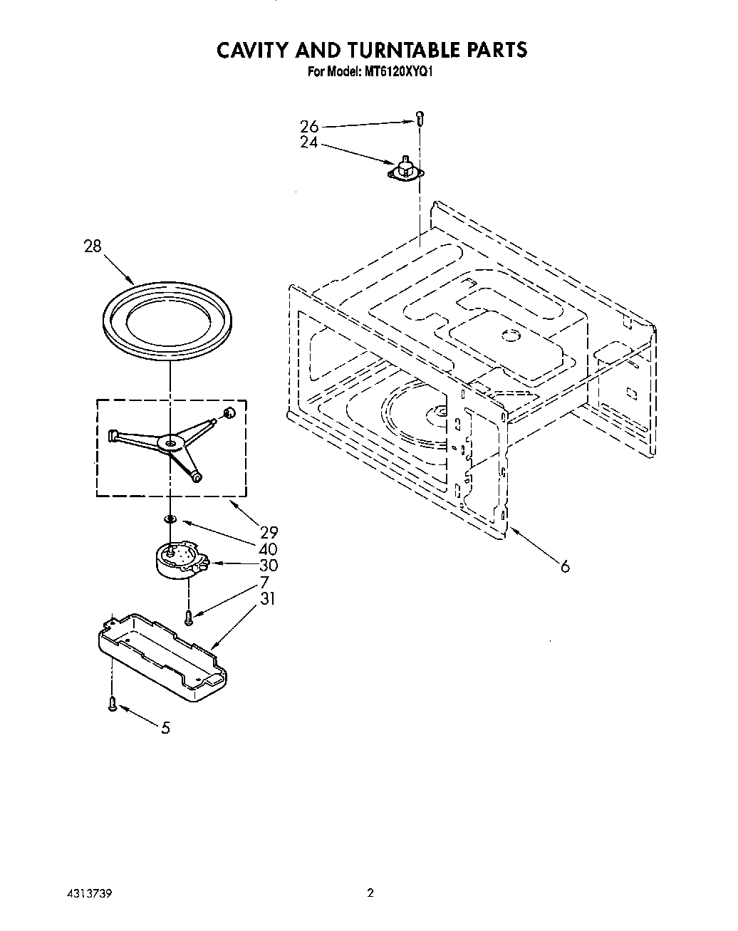 02 - CAVITY AND TURNTABLE, LIT/OPTIONAL