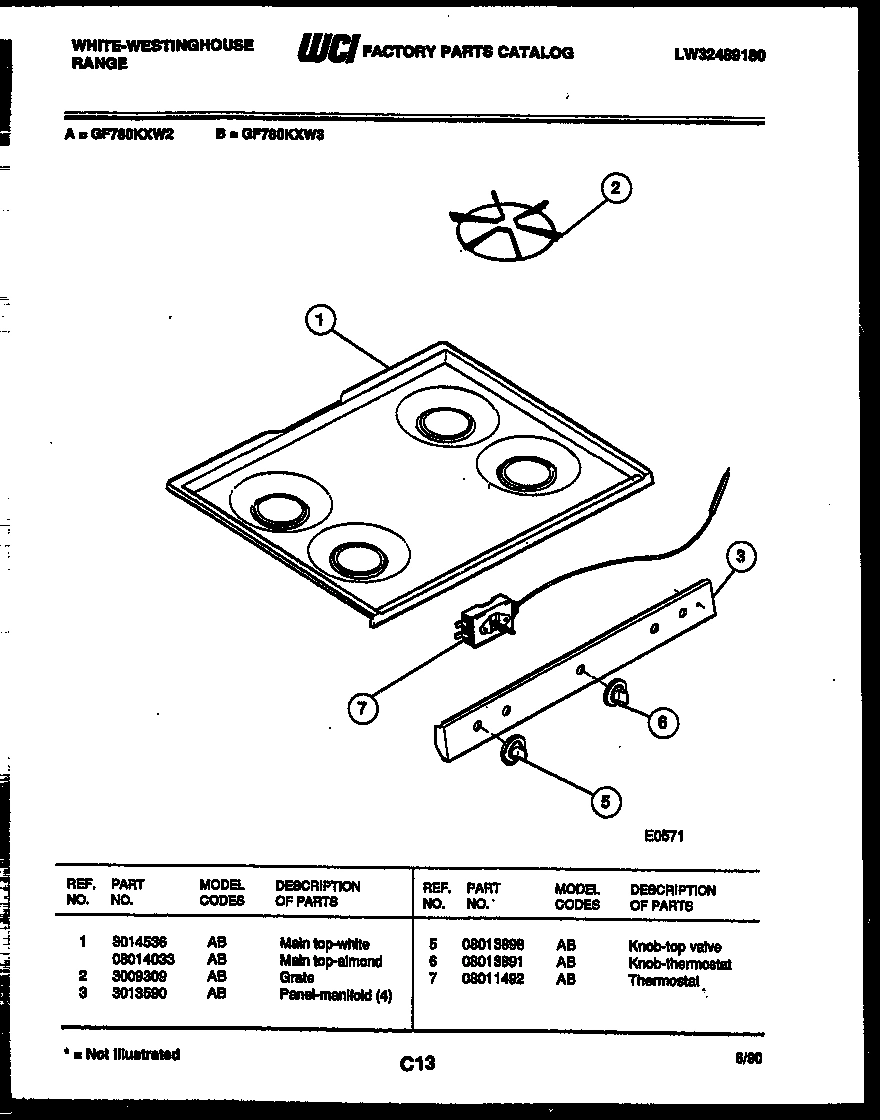 04 - COOKTOP PARTS