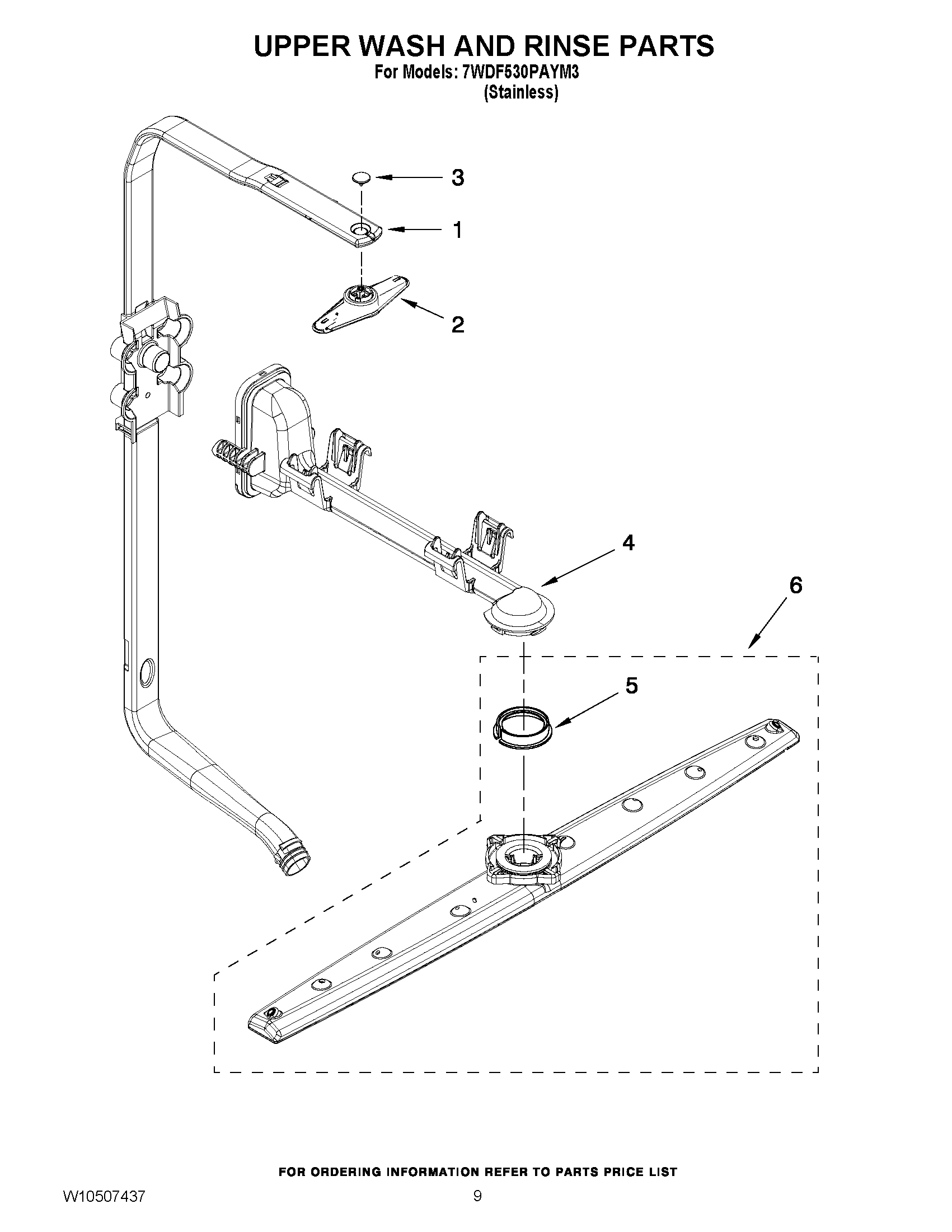 07 - UPPER WASH AND RINSE PARTS