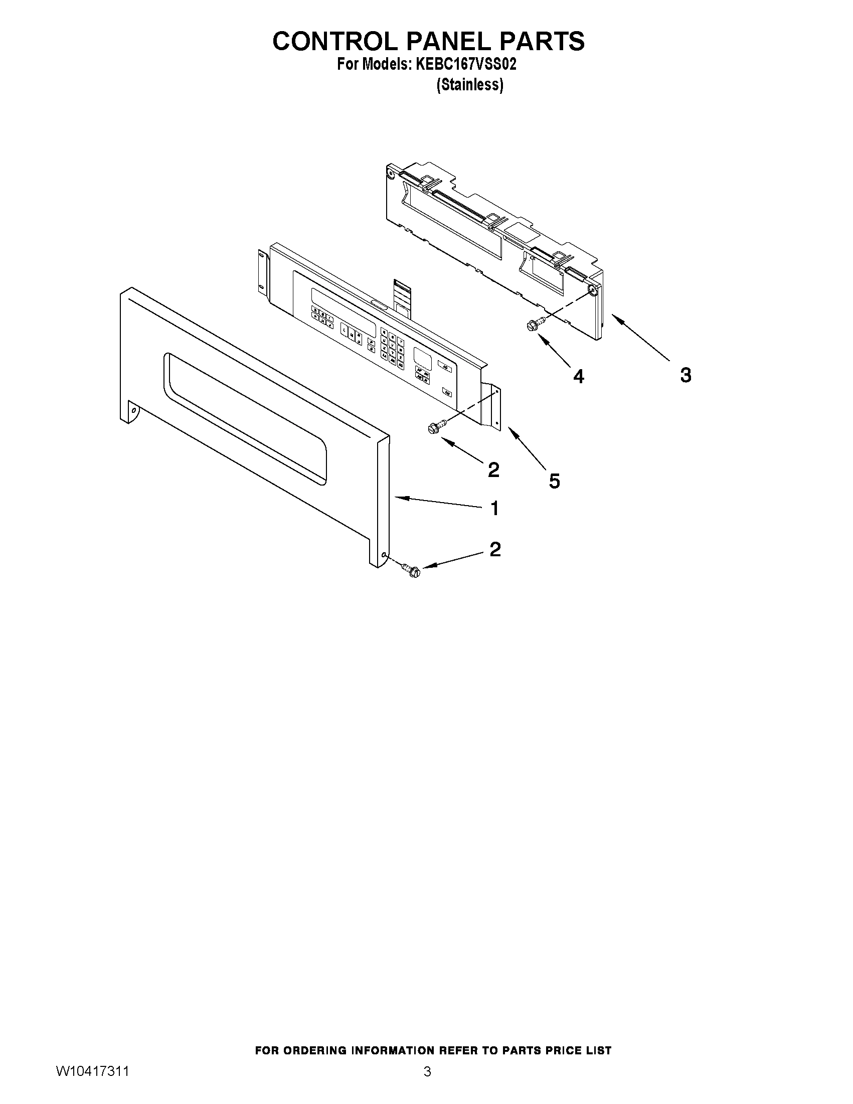 02 - CONTROL PANEL PARTS