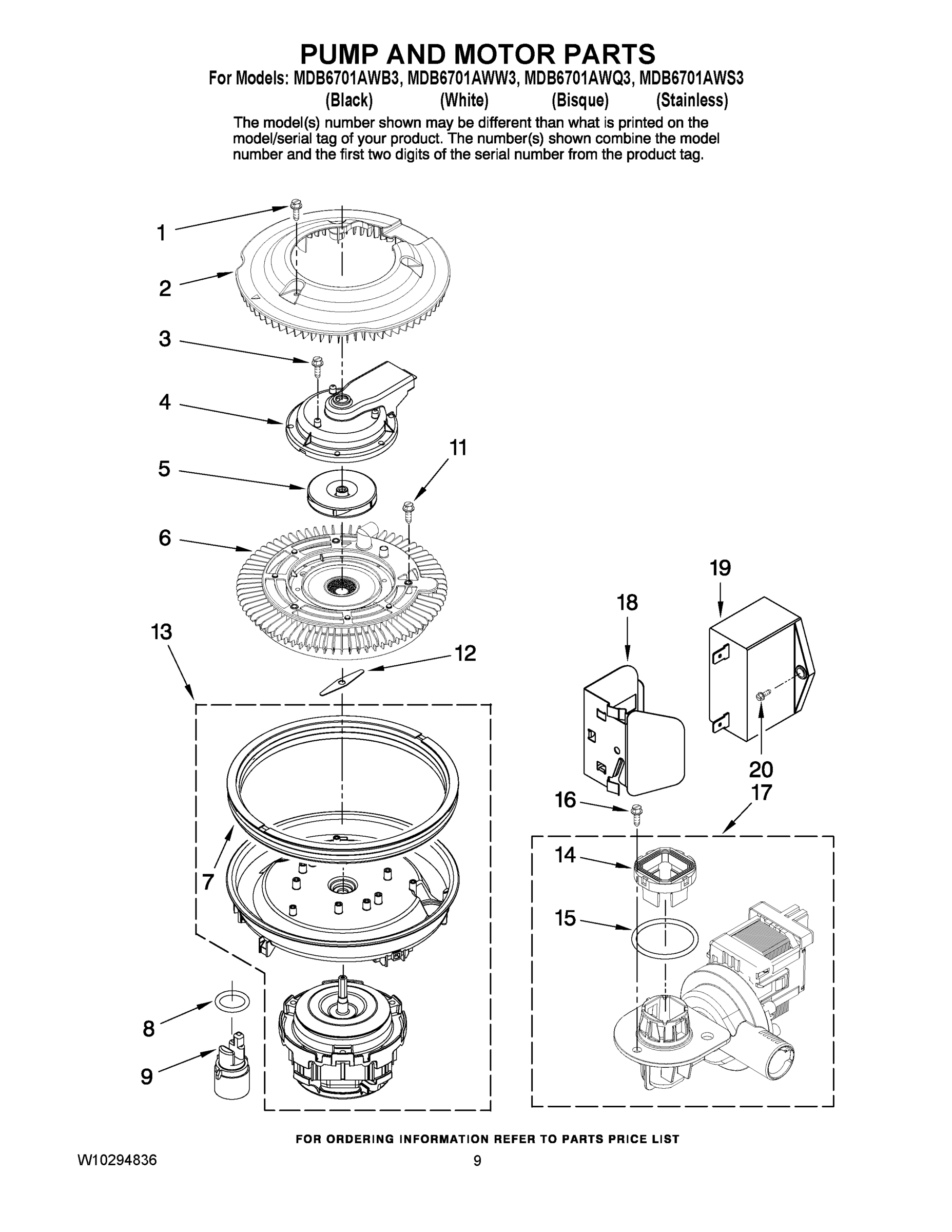 08 - PUMP AND MOTOR PARTS
