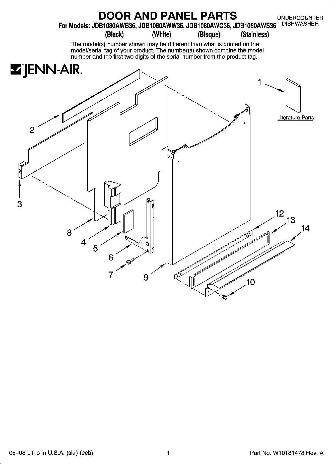 01 - DOOR AND PANEL PARTS