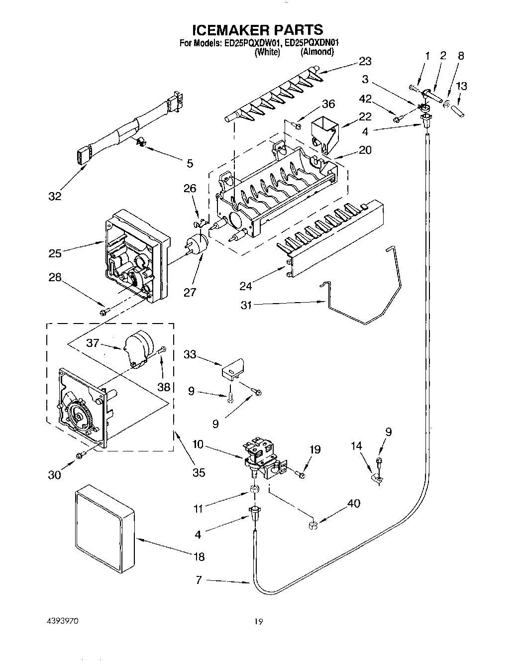 12 - ICEMAKER, LIT/OPTIONAL