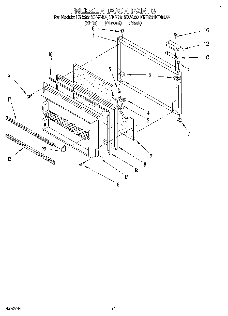 07 - FREEZER DOOR