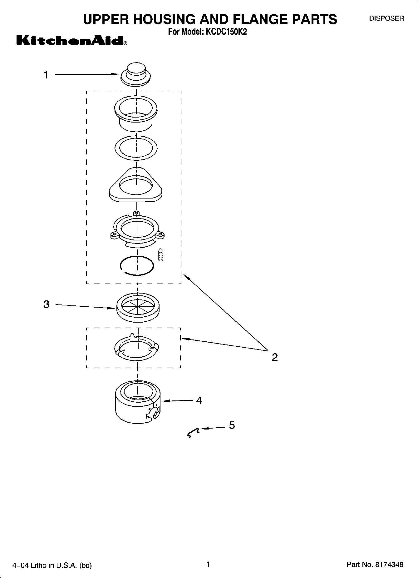 01 - UPPER HOUSING AND FLANGE PARTS