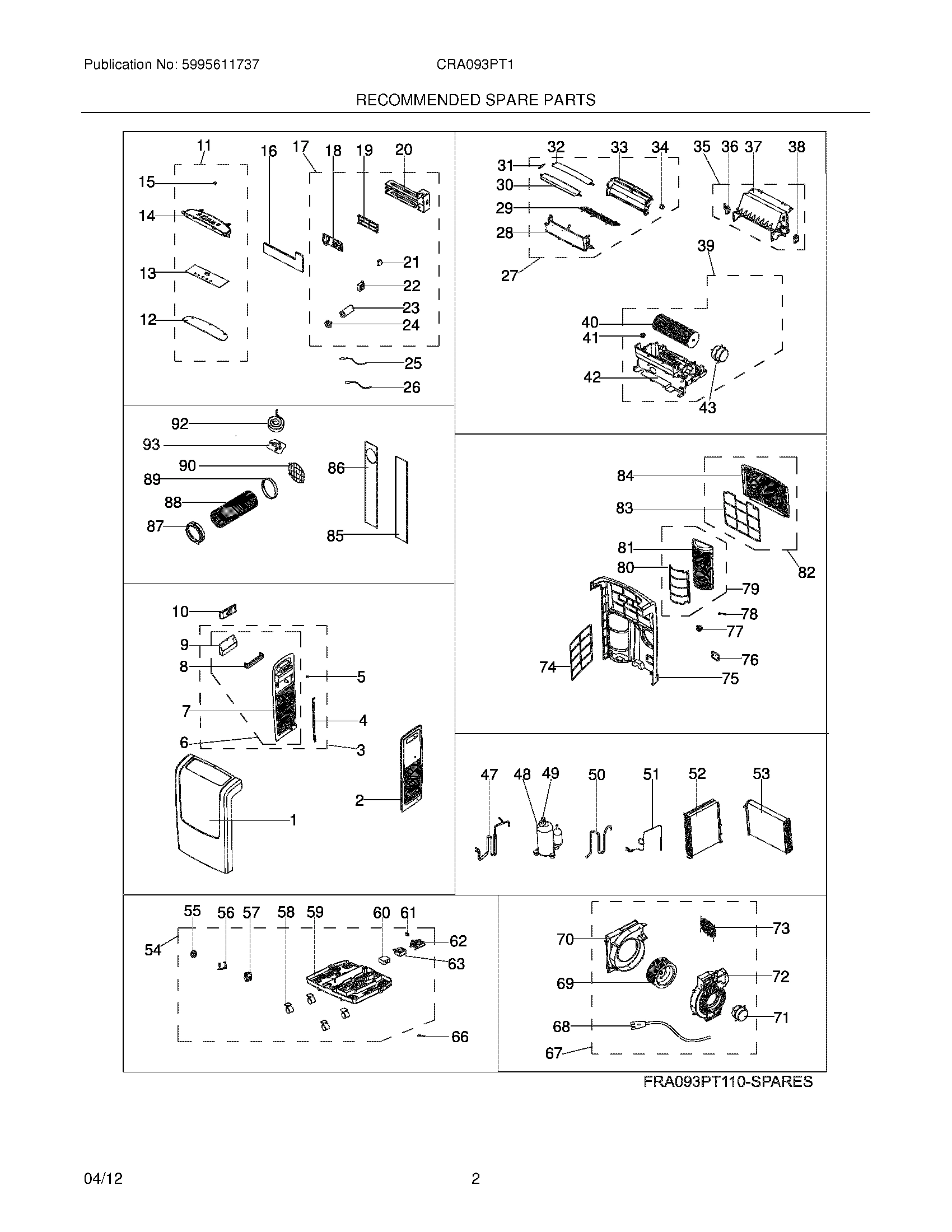03 - RECOMMENDED SPARE PARTS