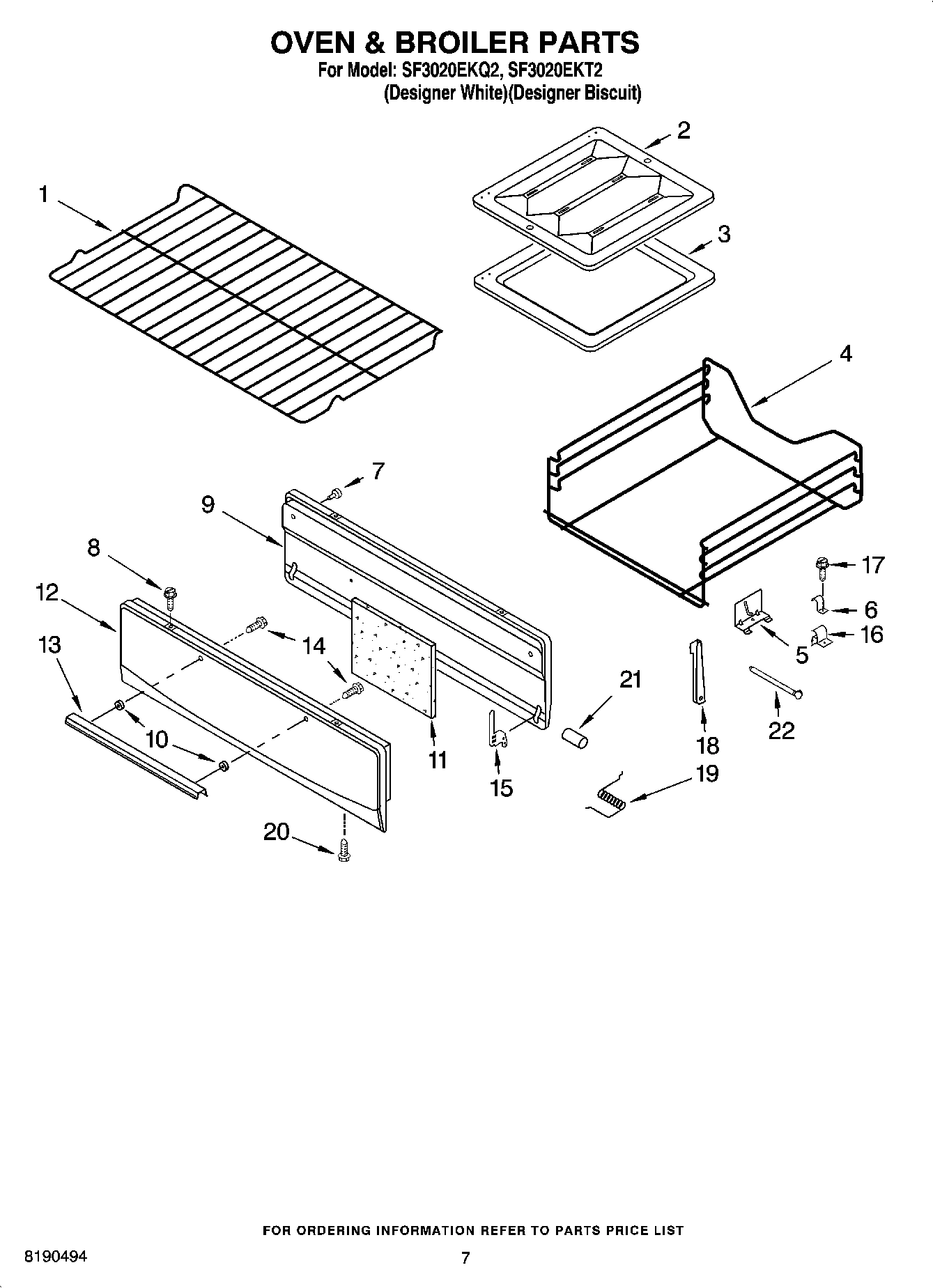 05 - OVEN & BROILER PARTS