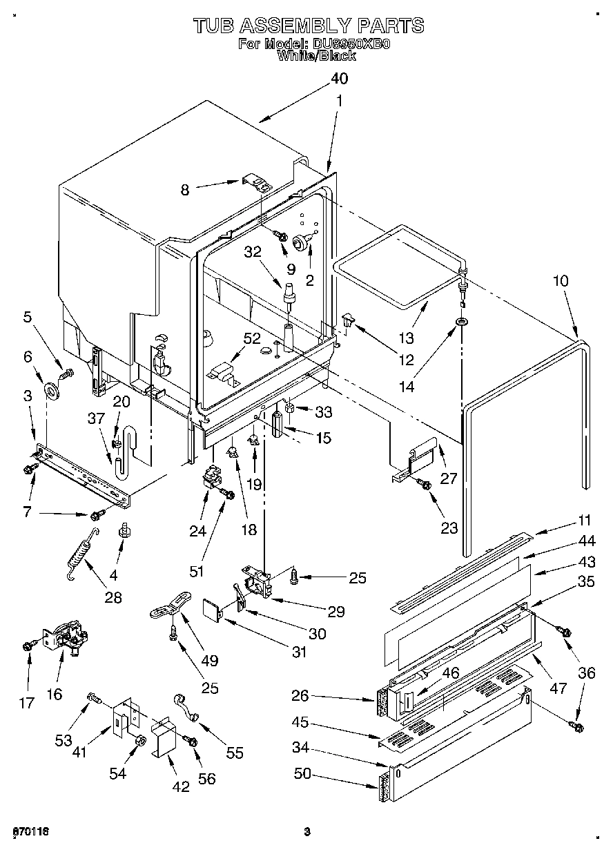 03 - TUB ASSEMBLY