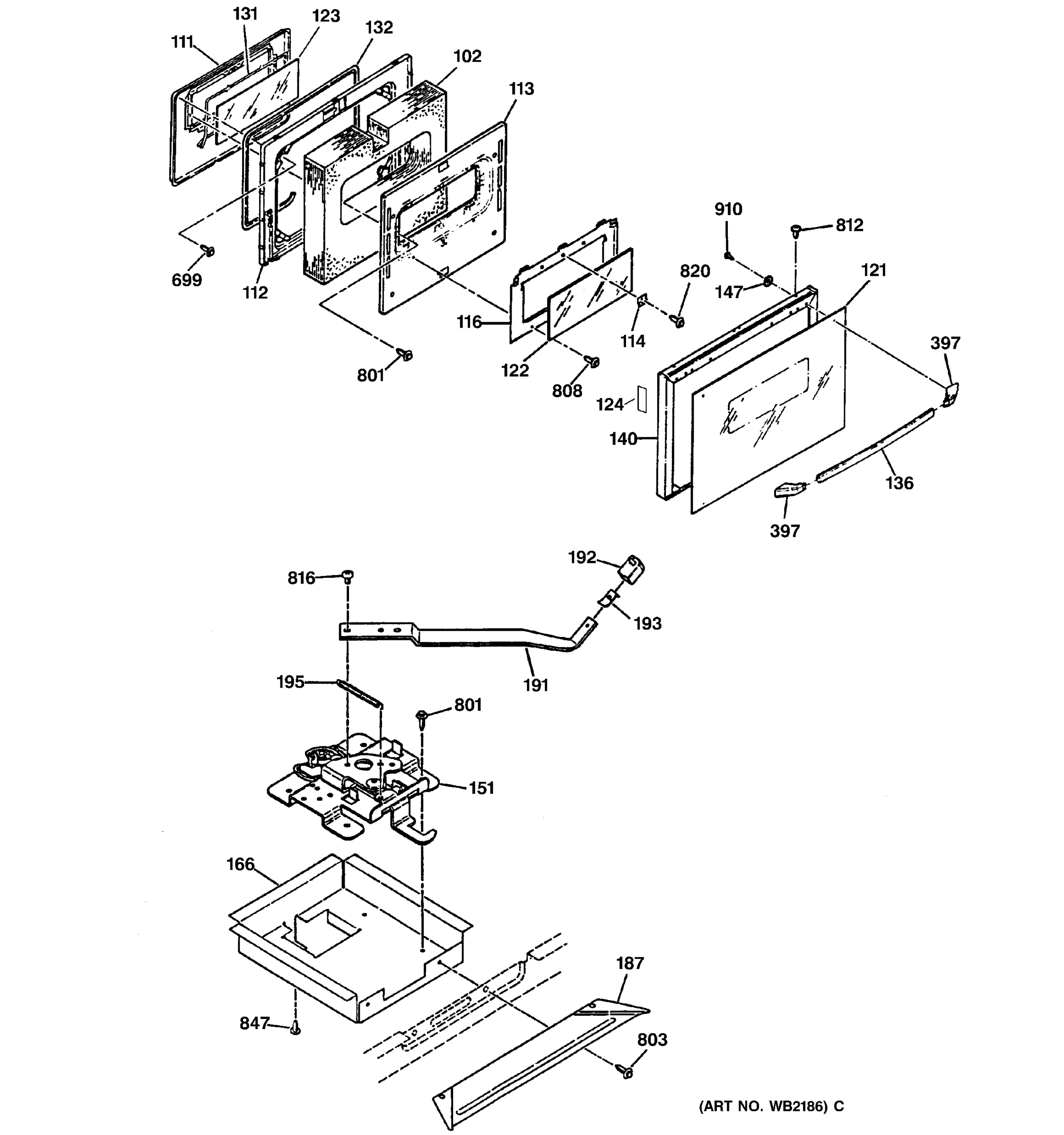 OVEN DOOR & MOTORIZED DOOR LOCK