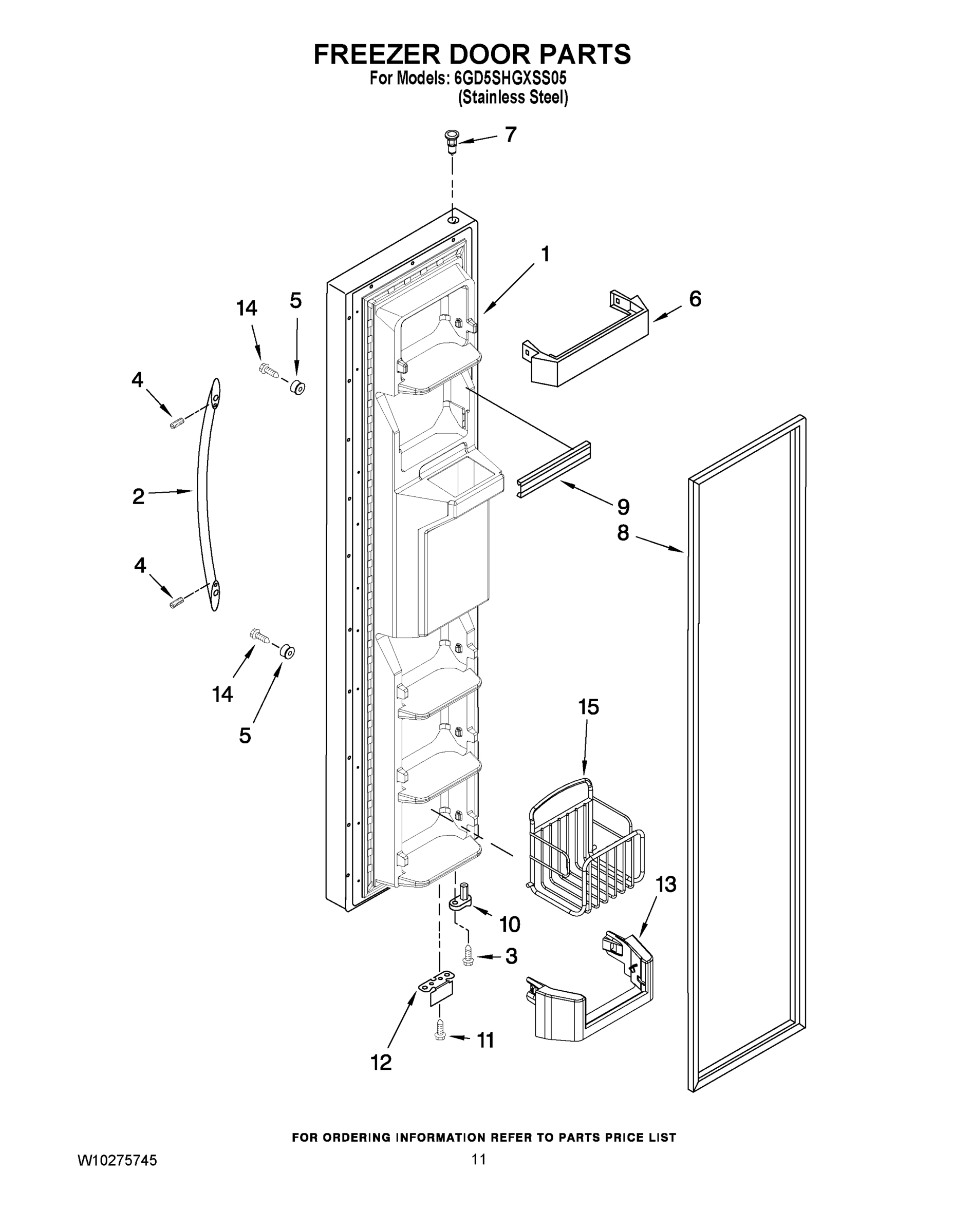 07 - FREEZER DOOR PARTS