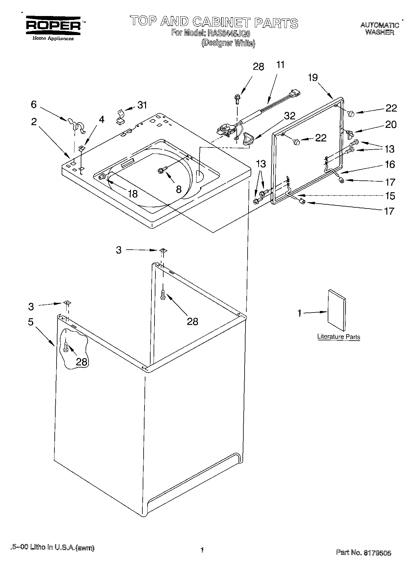 01 - TOP AND CABINET, LITERATURE