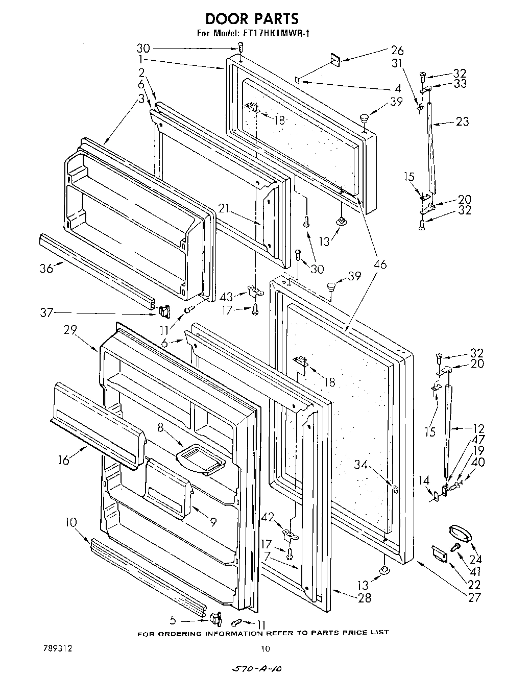 06 - DOOR , PARTS NOT ILLUSTRATED