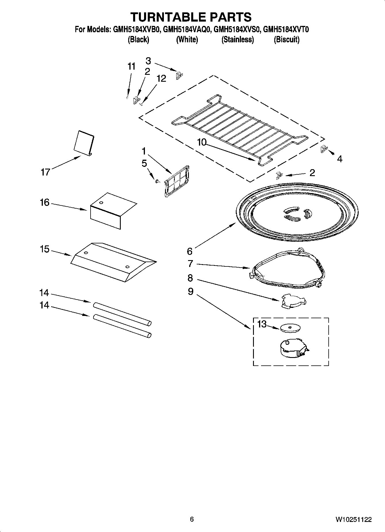 05 - TURNTABLE PARTS