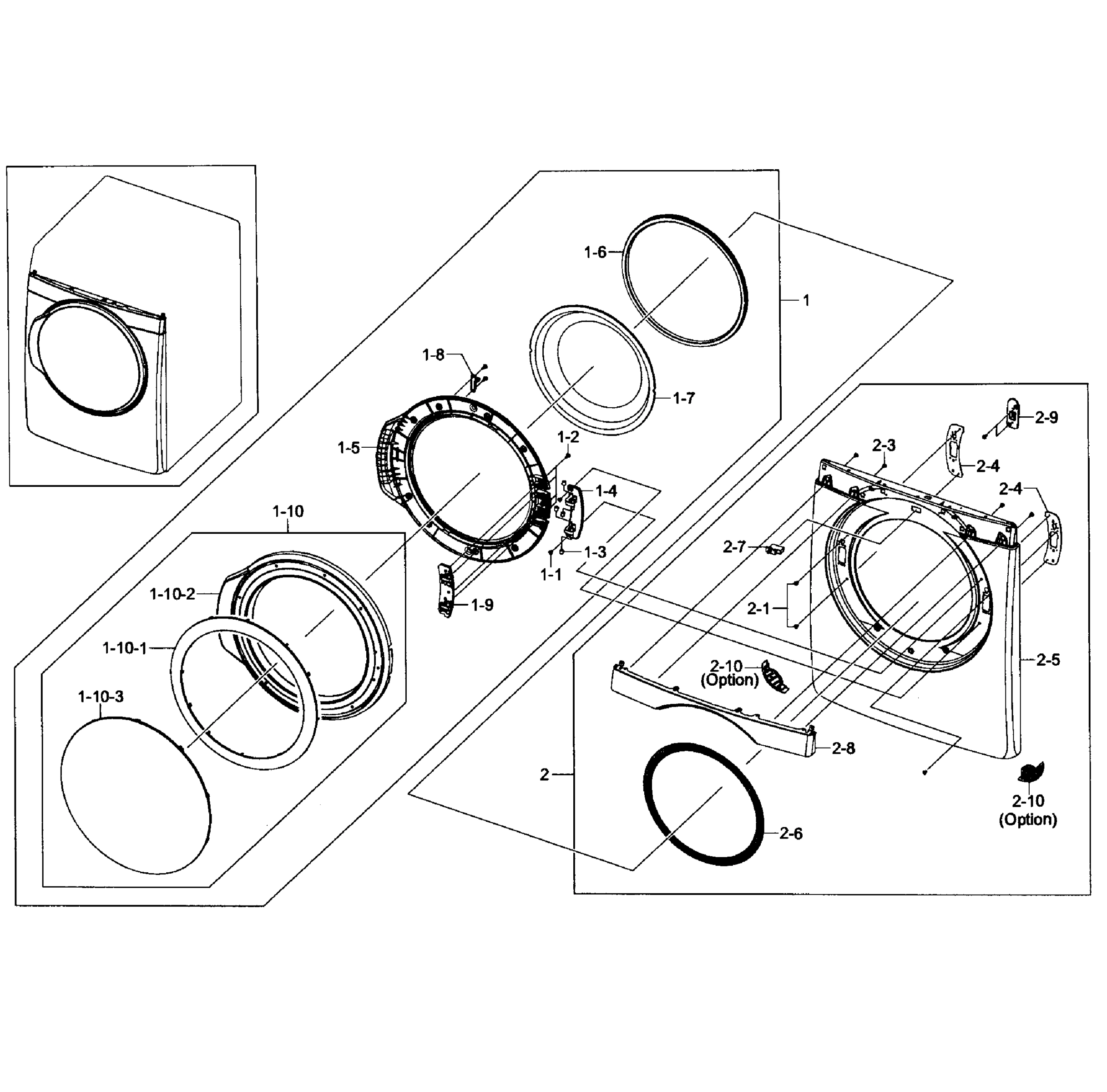 Front/Door Assembly