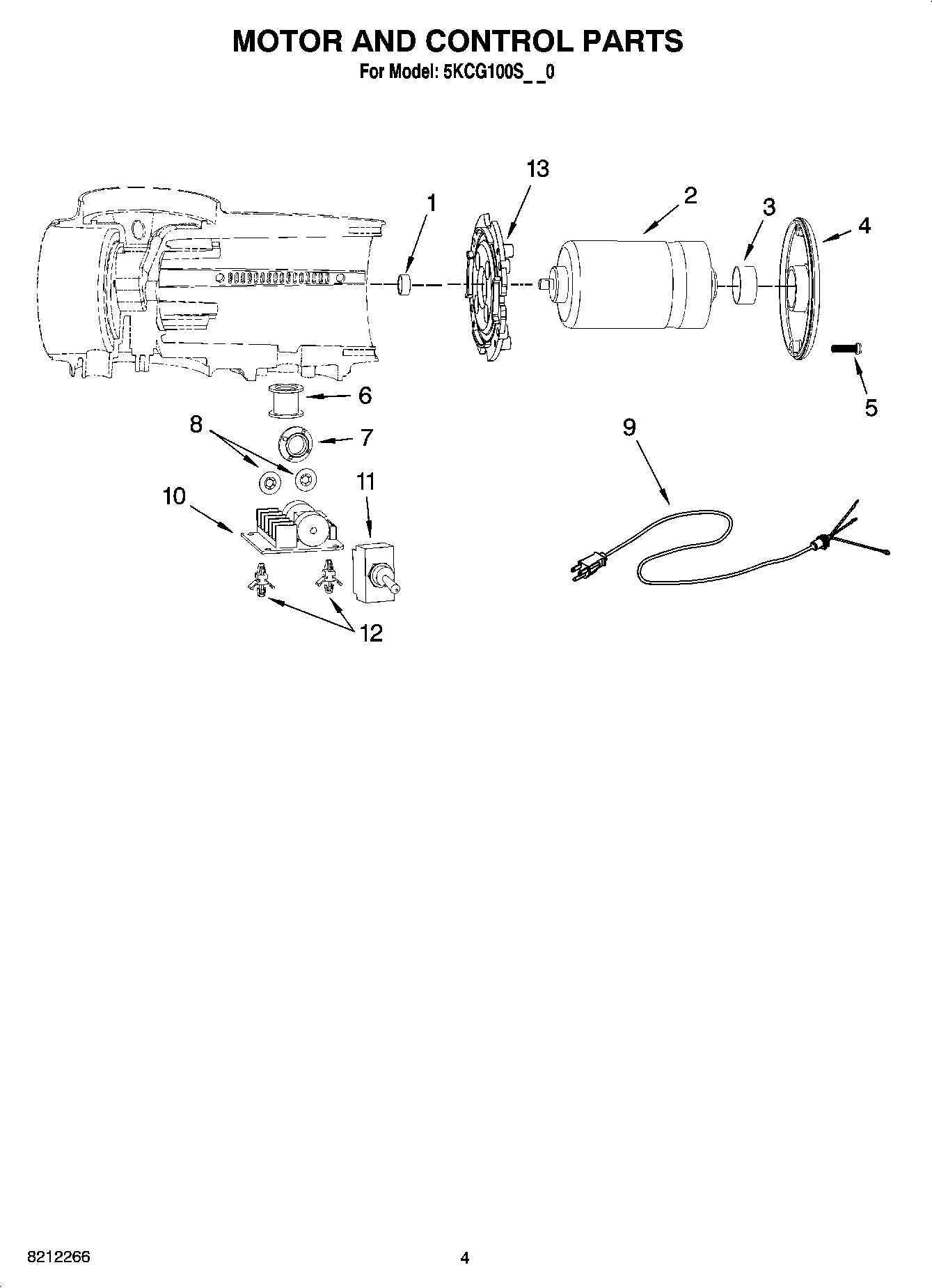 03 - MOTOR AND CONTROL PARTS