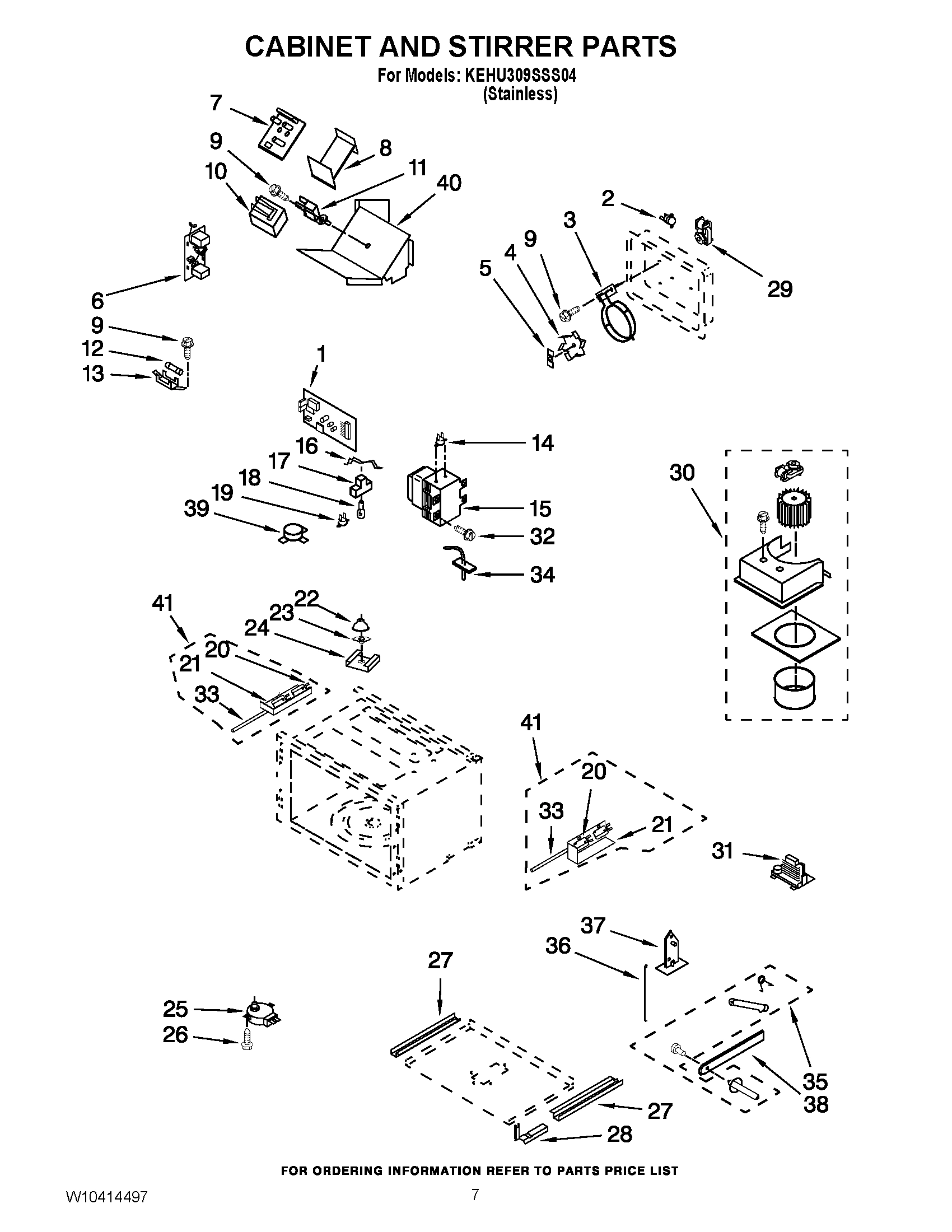 06 - CABINET AND STIRRER PARTS
