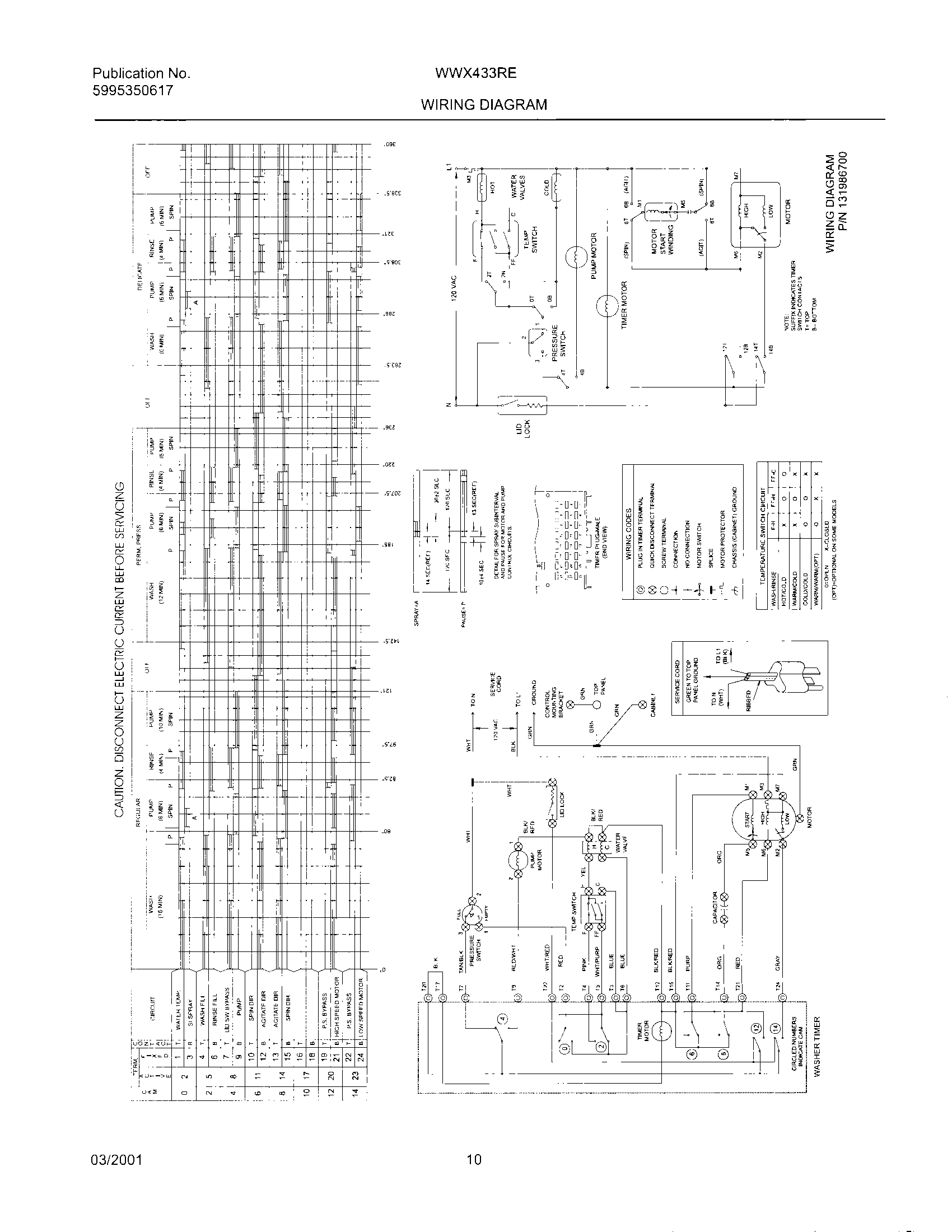 10 - 131986700 WIRING DIAGRAM