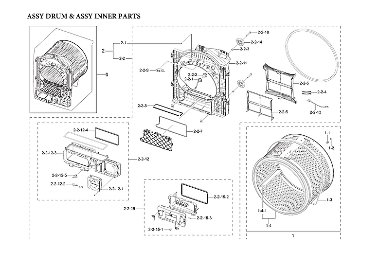 Drum/Inner Parts Assembly