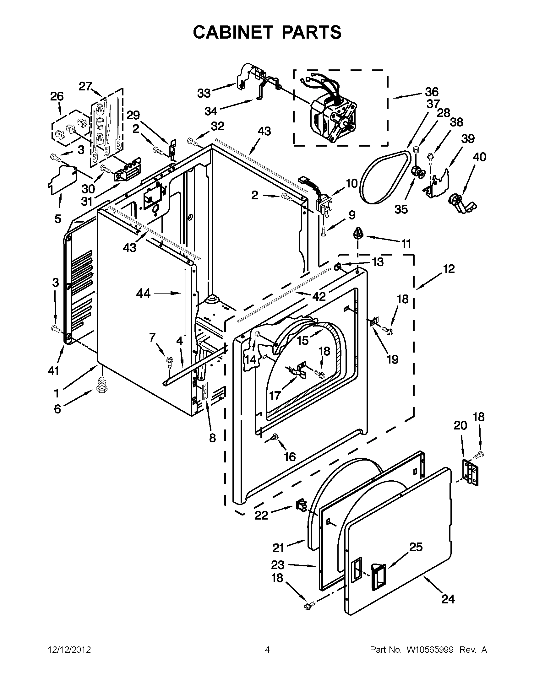 02 - CABINET PARTS