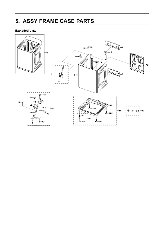 Frame Case Parts Assembly
