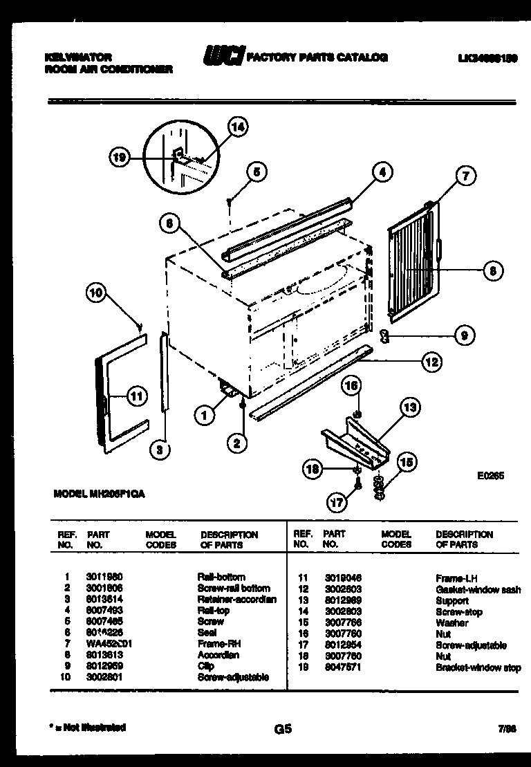 06 - CABINET AND INSTALLATION PARTS