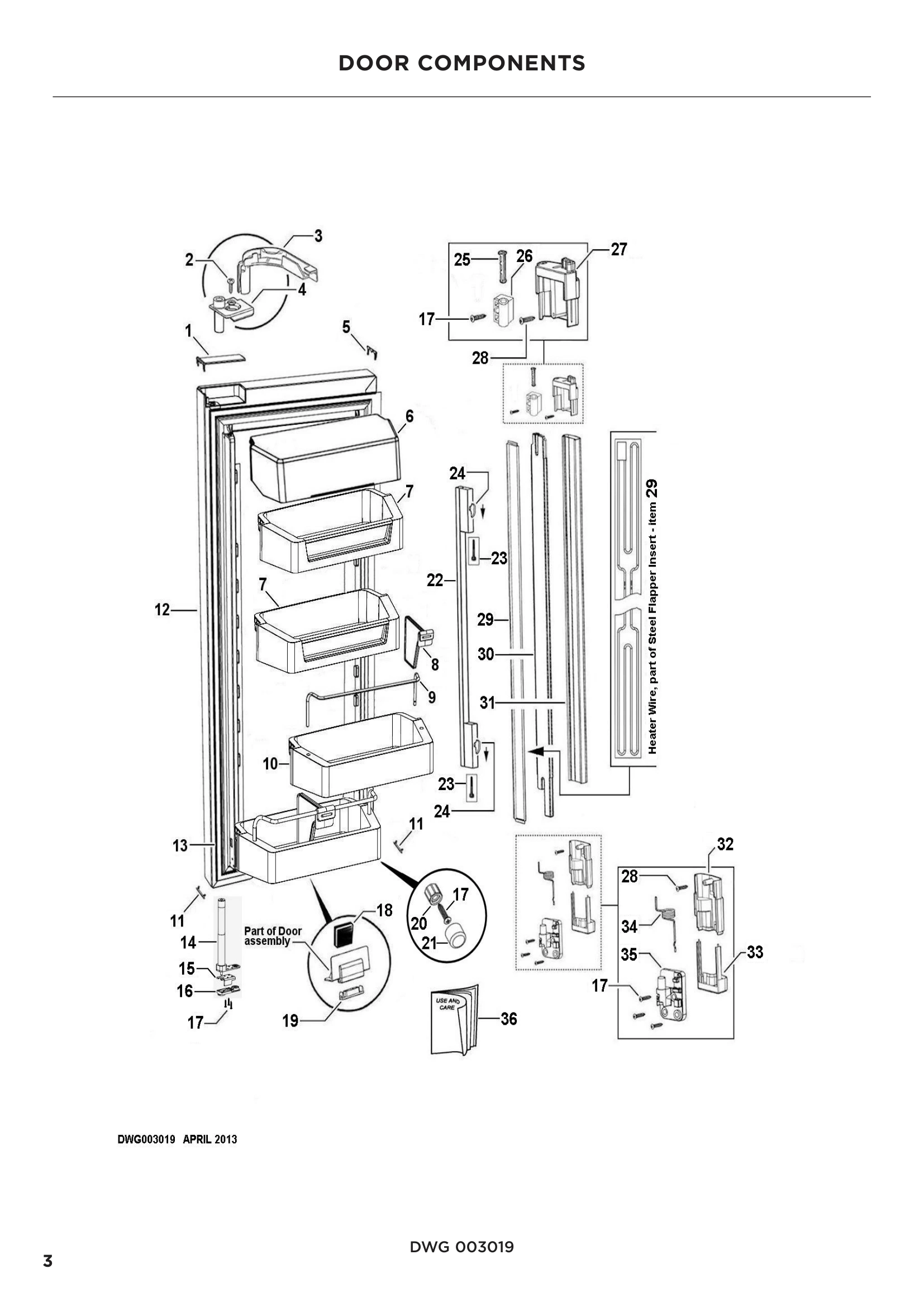 DOOR COMPONENTS