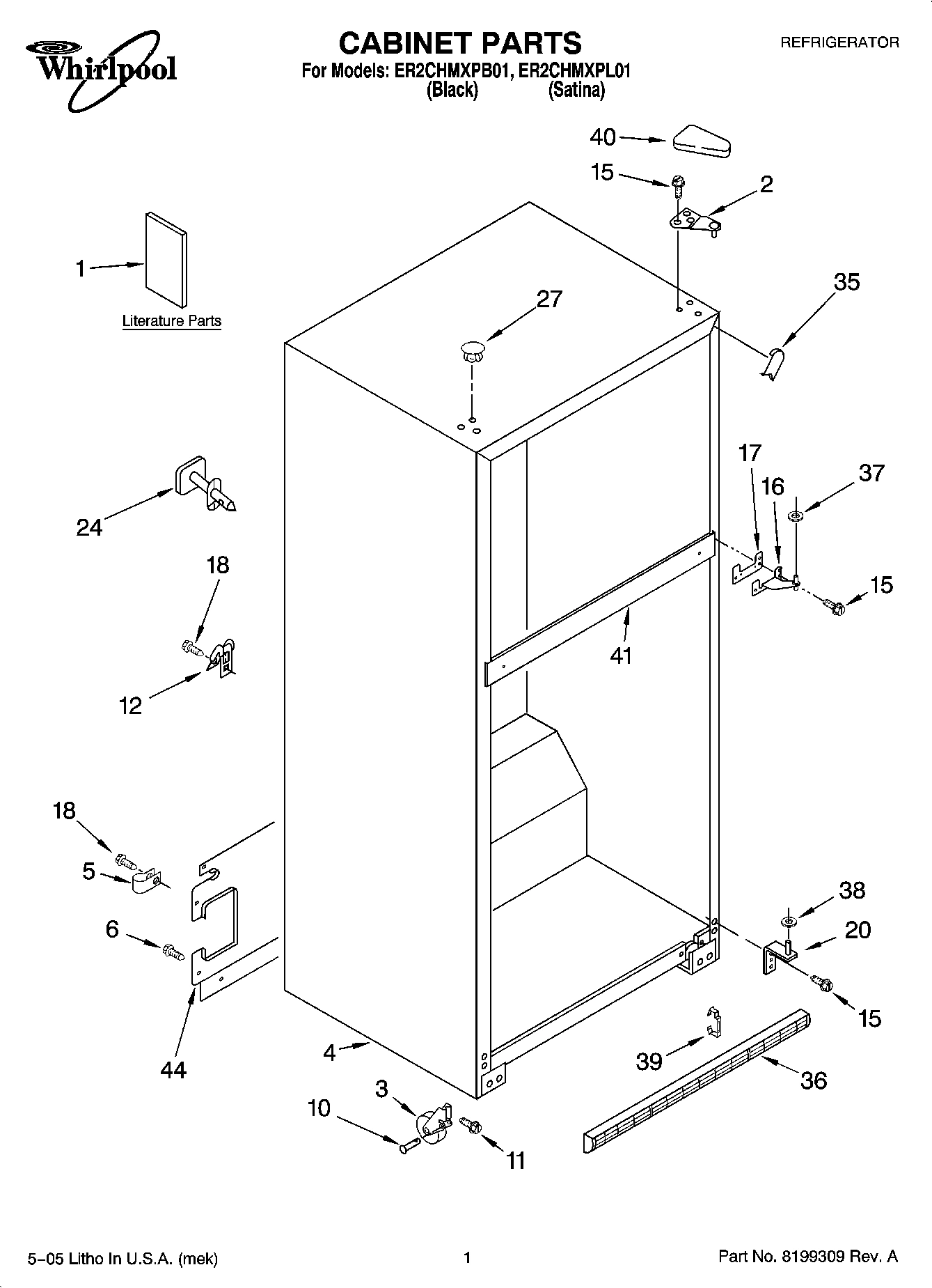 01 - CABINET PARTS