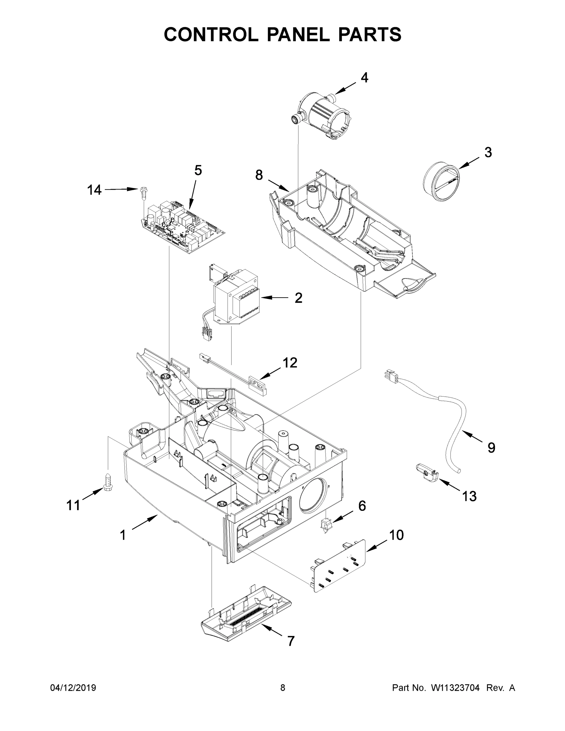 05 - CONTROL PANEL PARTS