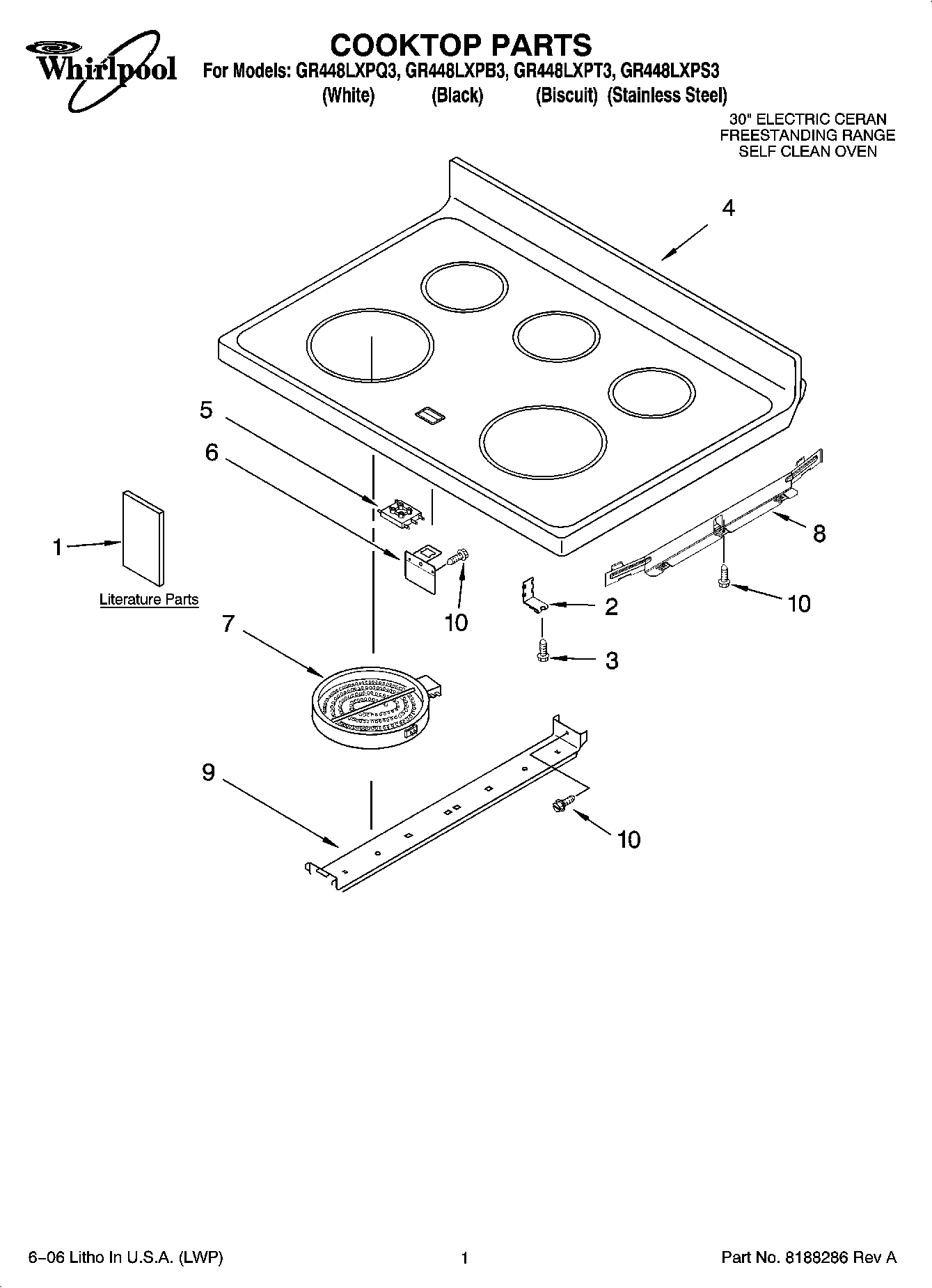 01 - COOKTOP PARTS