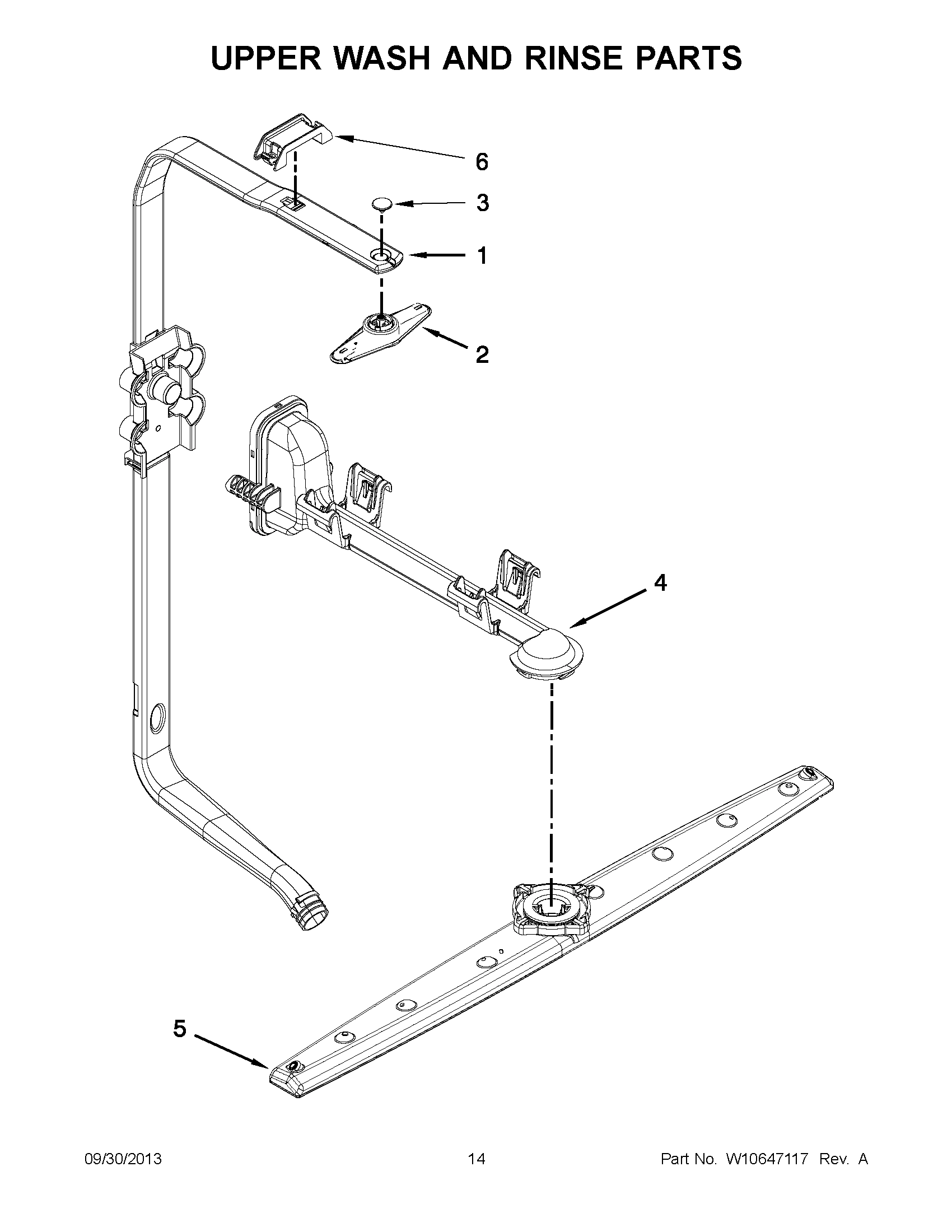 08 - UPPER WASH AND RINSE PARTS