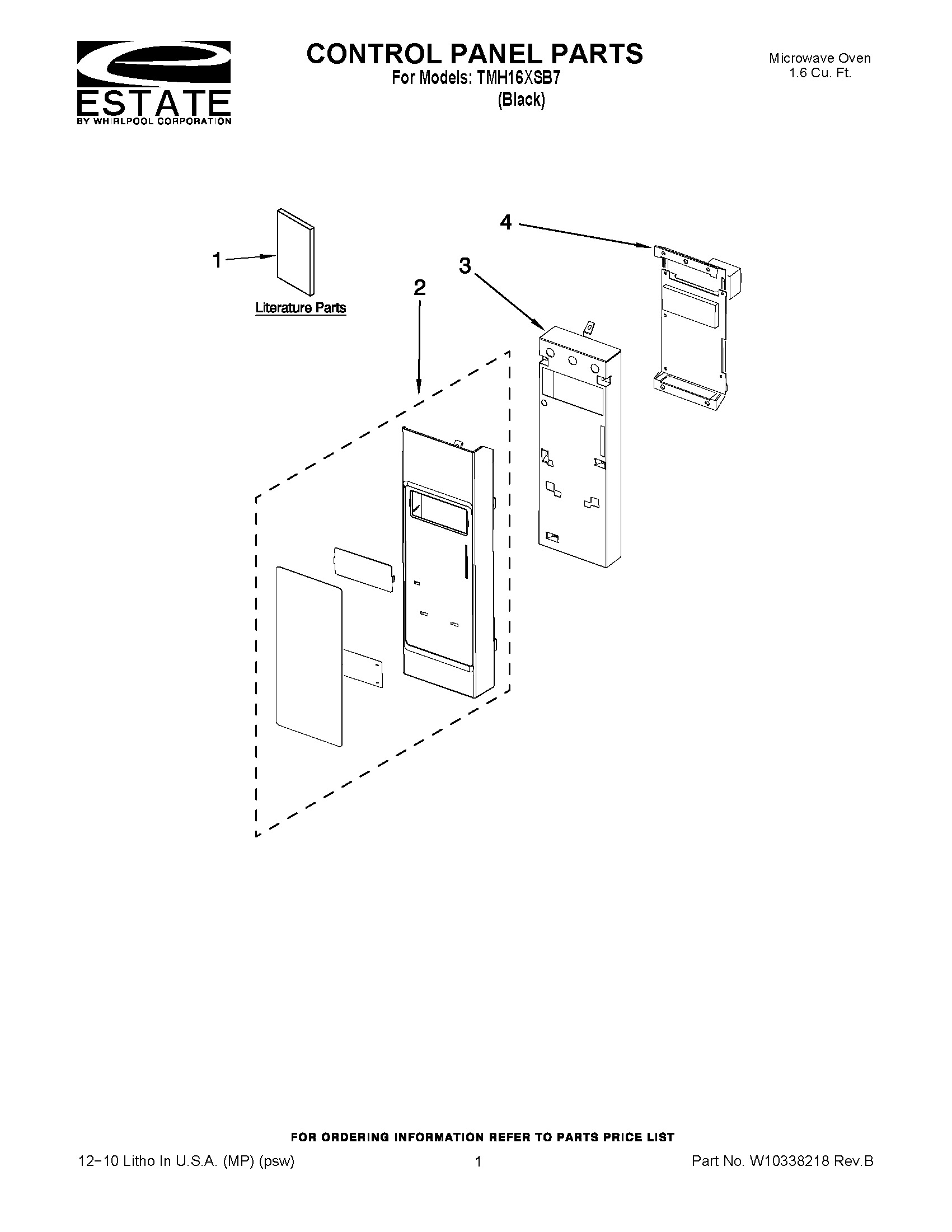 01 - CONTROL PANEL PARTS