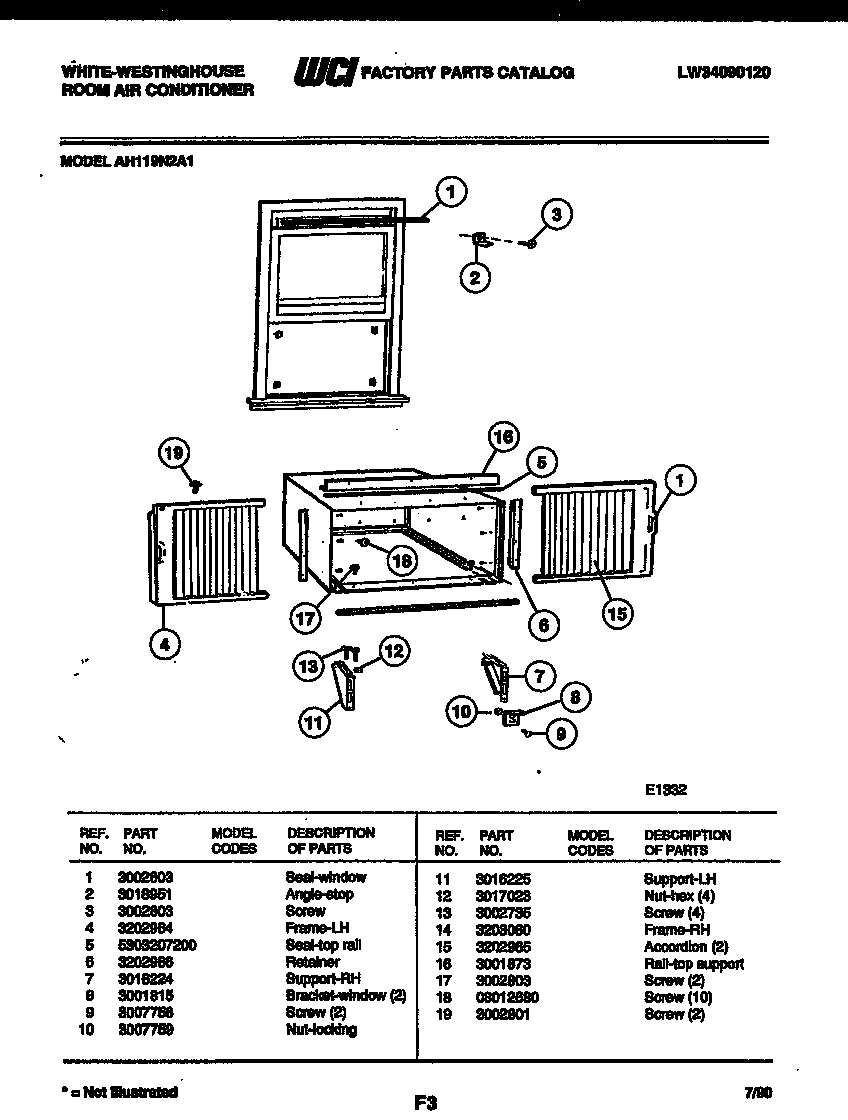 07 - CABINET AND INSTALLATION PARTS