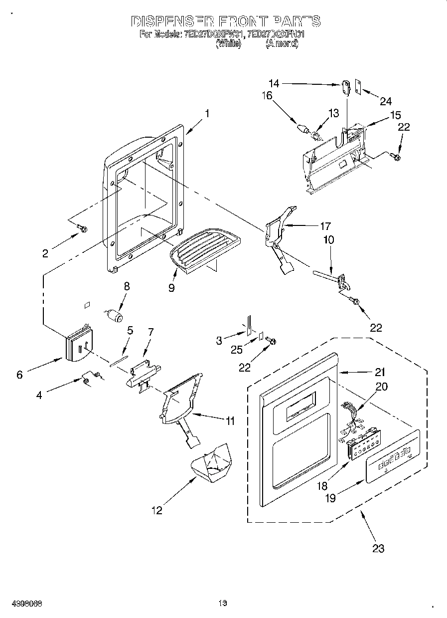 08 - DISPENSER FRONT