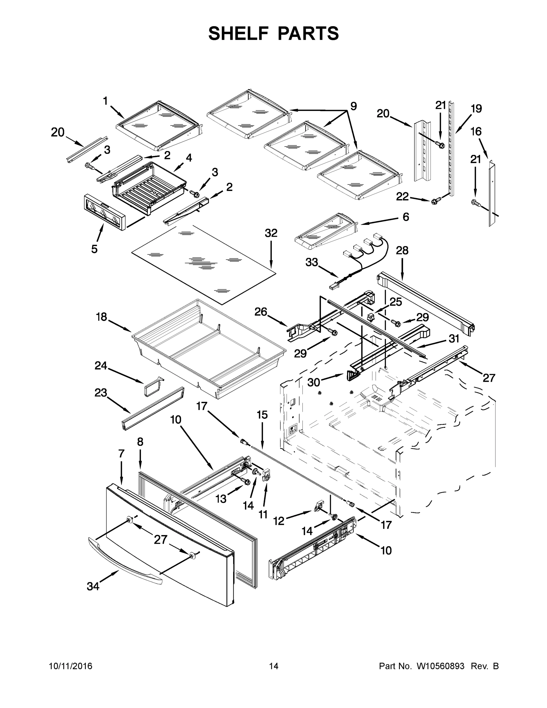 08 - SHELF PARTS