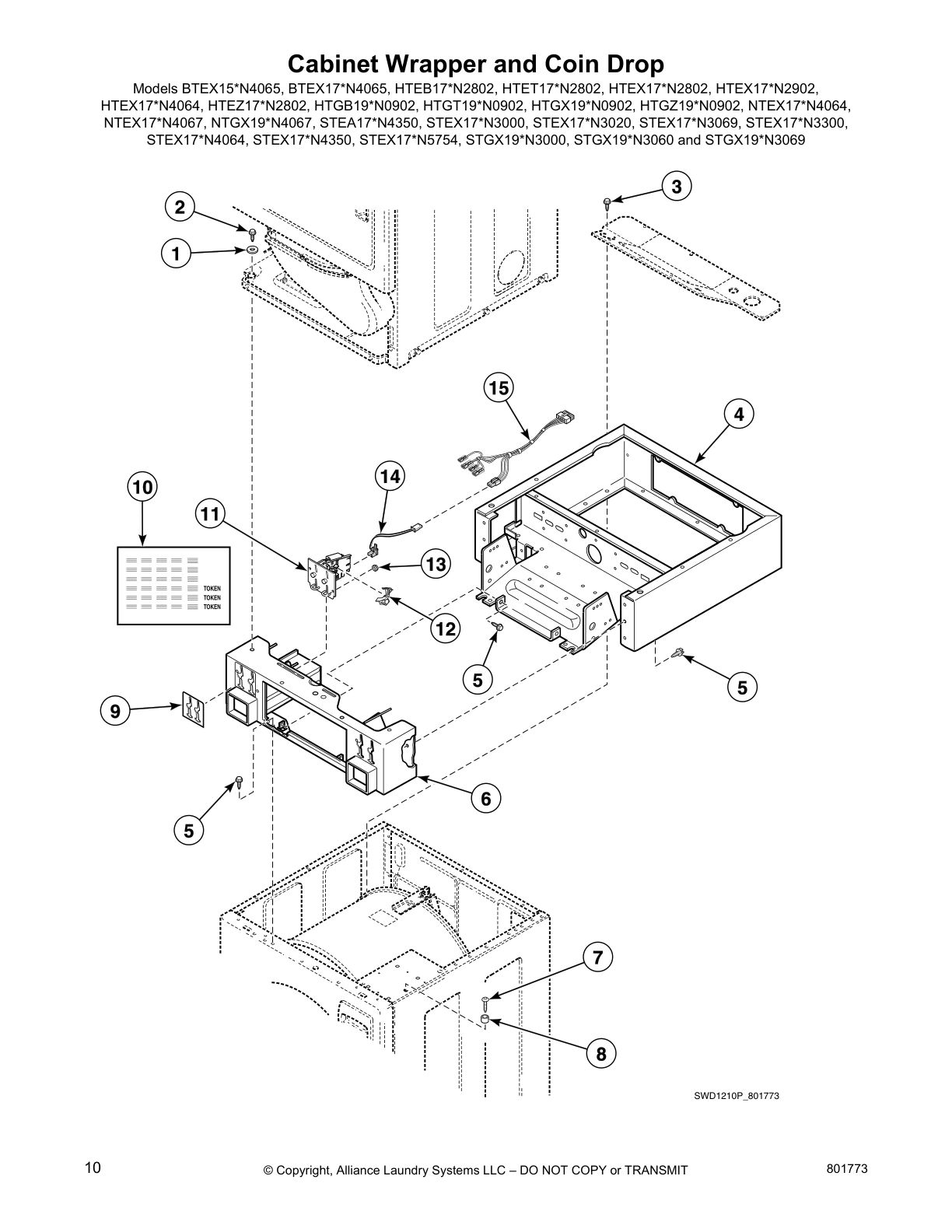 Cabinet Wrapper and Coin Drop